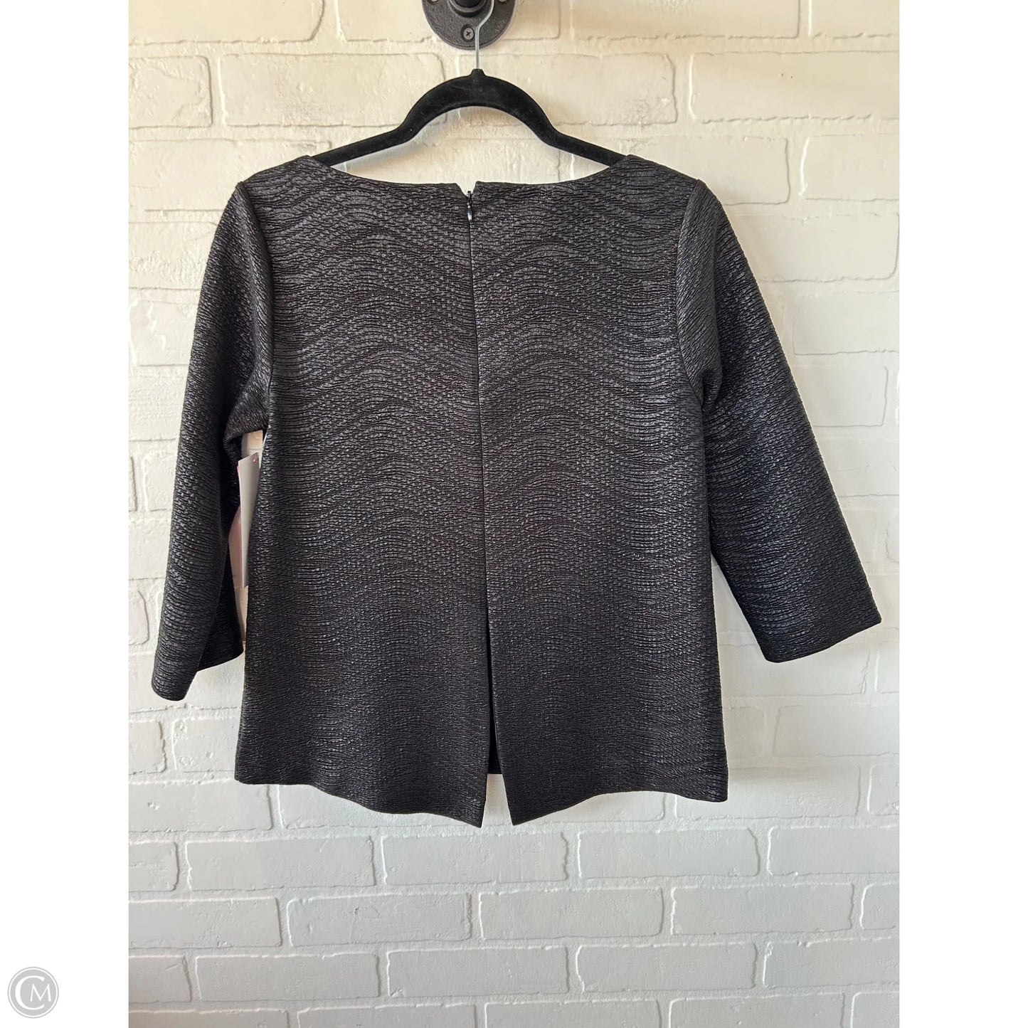 Top 3/4 Sleeve By Club Monaco In Black, Size: S