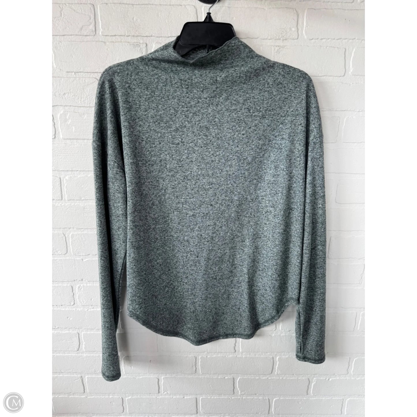 Top Long Sleeve By Chaser In Green, Size: M