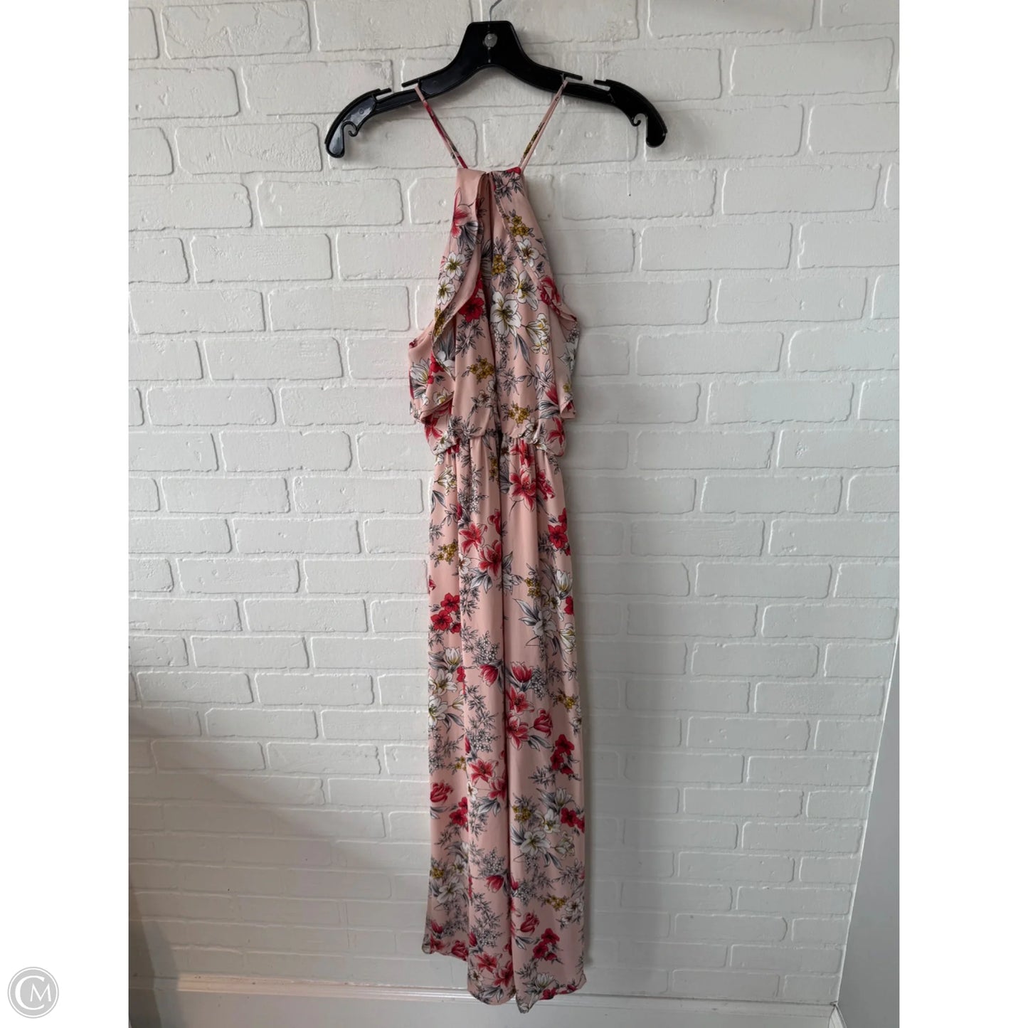 Dress Casual Maxi By Lush In Pink & White, Size: M