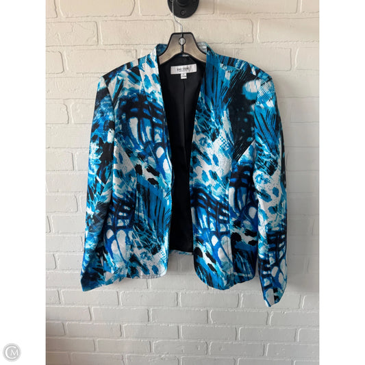 Blazer By Jones Studio In Black & Blue, Size: L