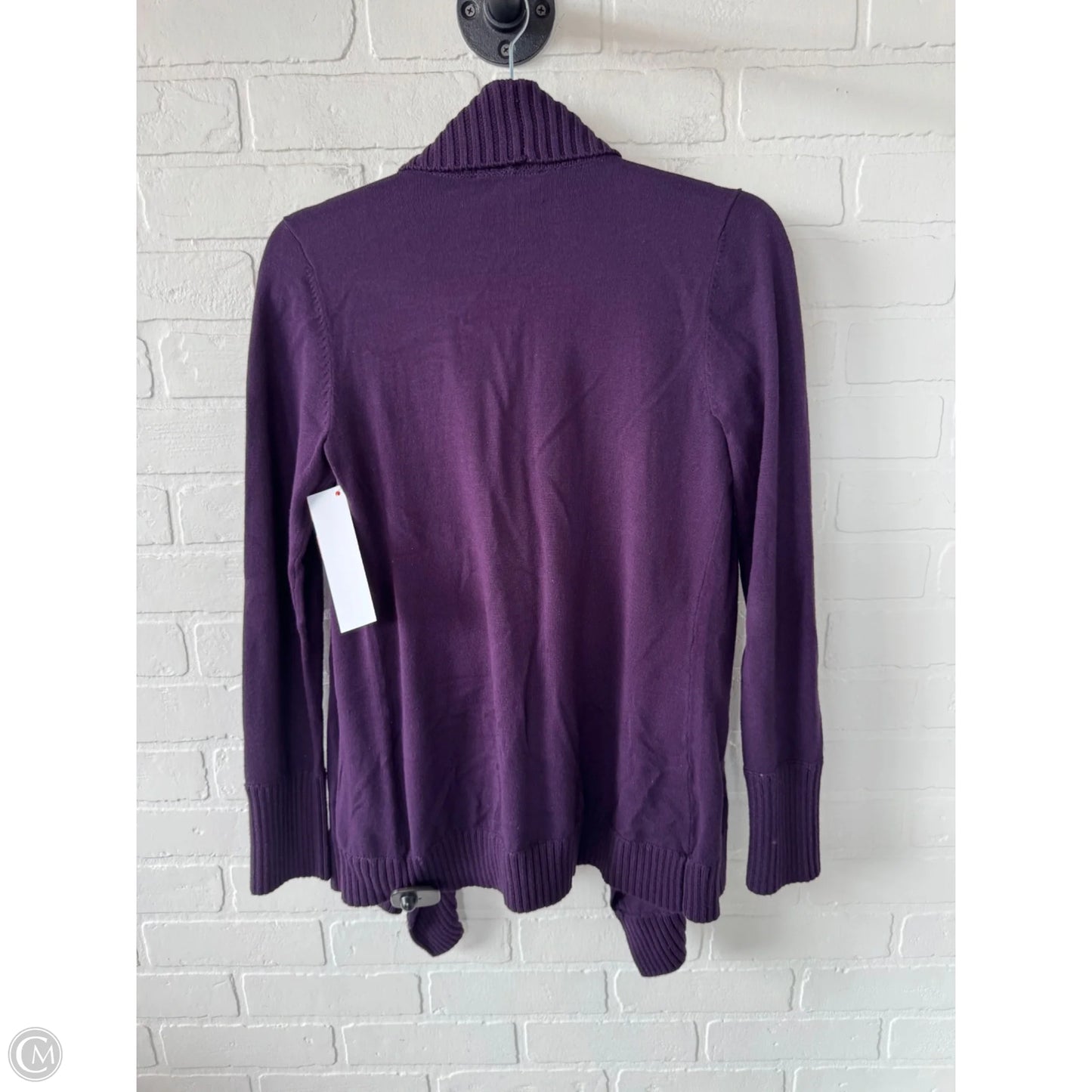 Sweater Cardigan By Inc In Purple, Size: S