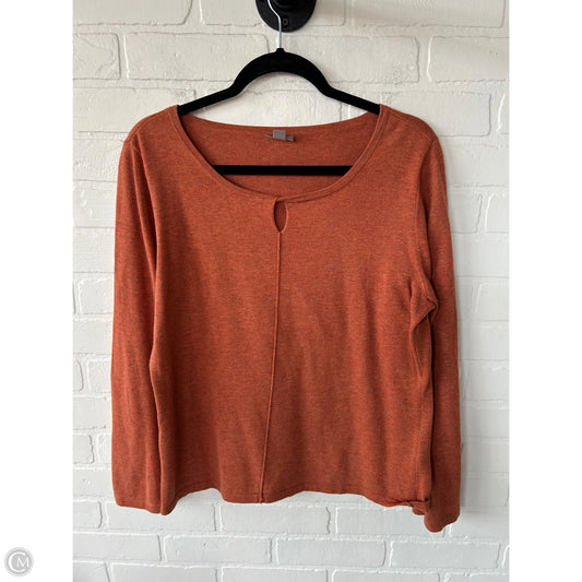 Sweater By J. Jill In Orange, Size: L