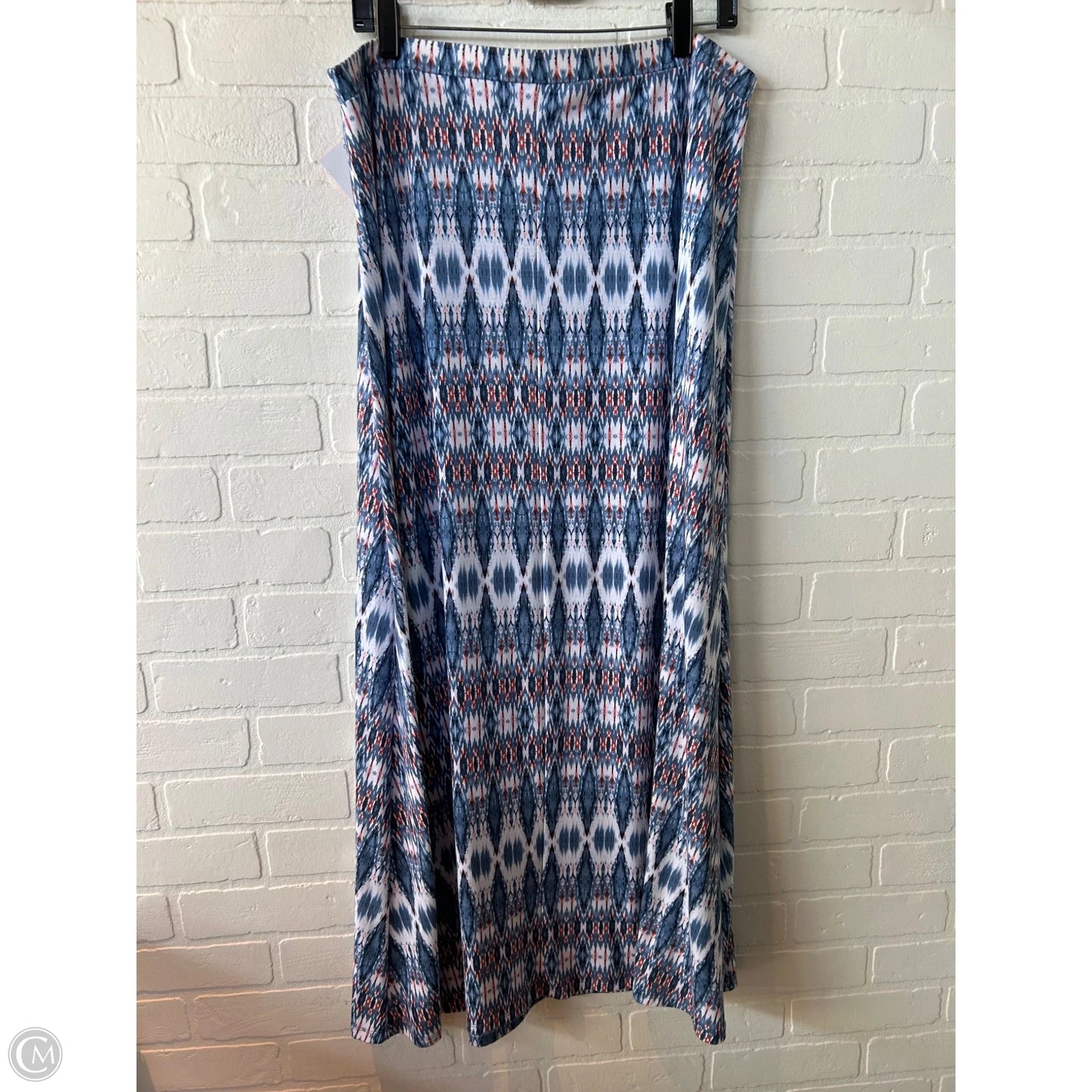 Skirt Maxi By Roz And Ali In Blue & Orange, Size: 16