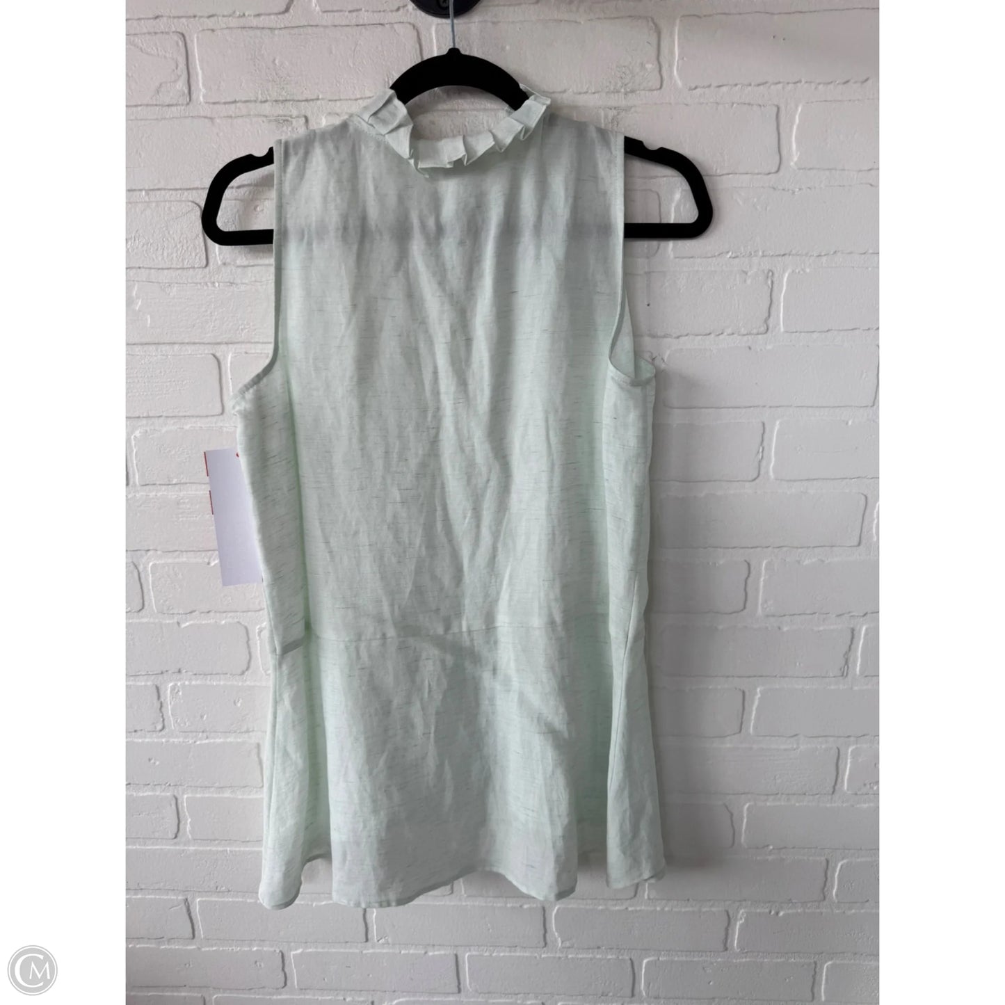 Top Sleeveless By Worth Ny In Green, Size: M