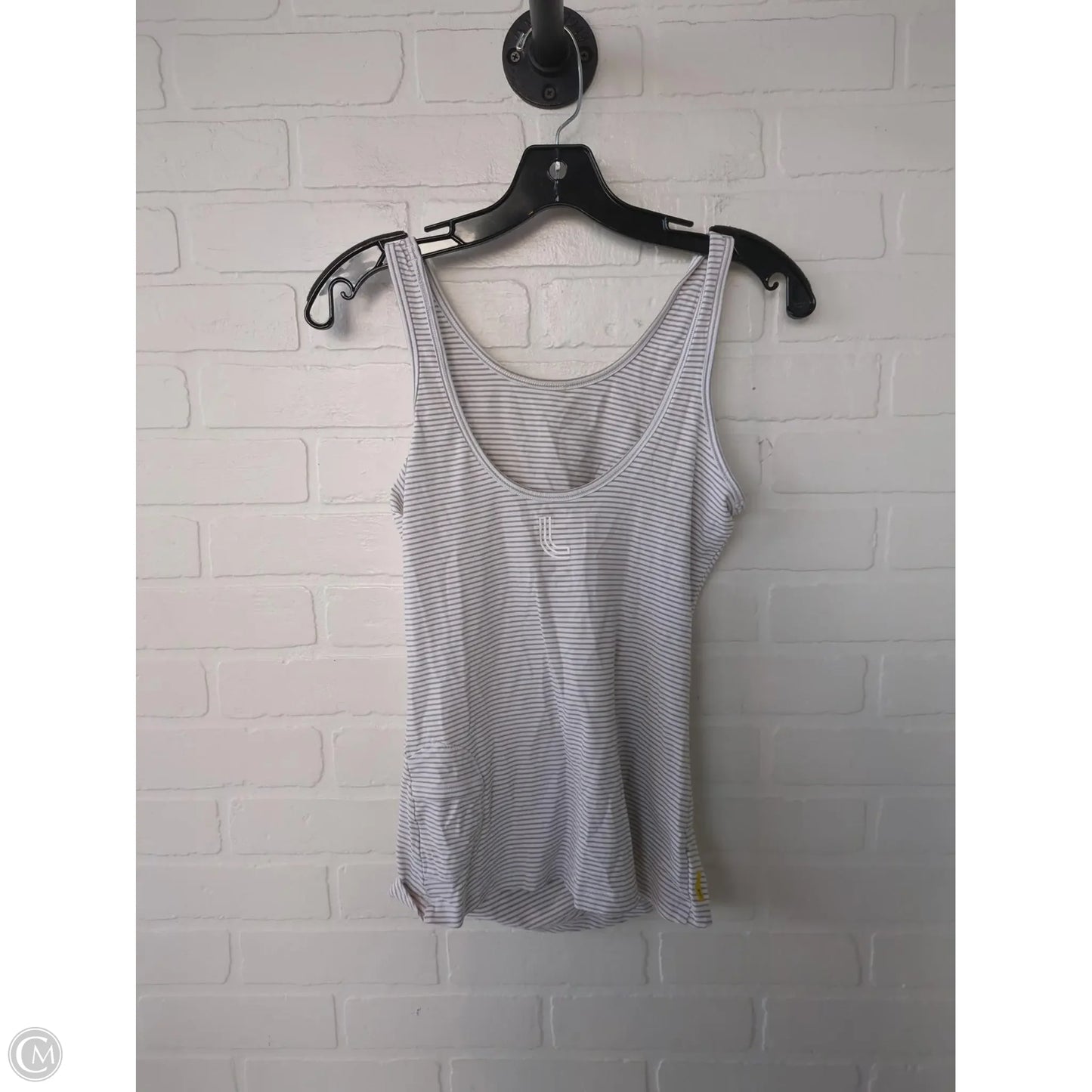 Athletic Tank Top By Lole In Brown & White, Size: S