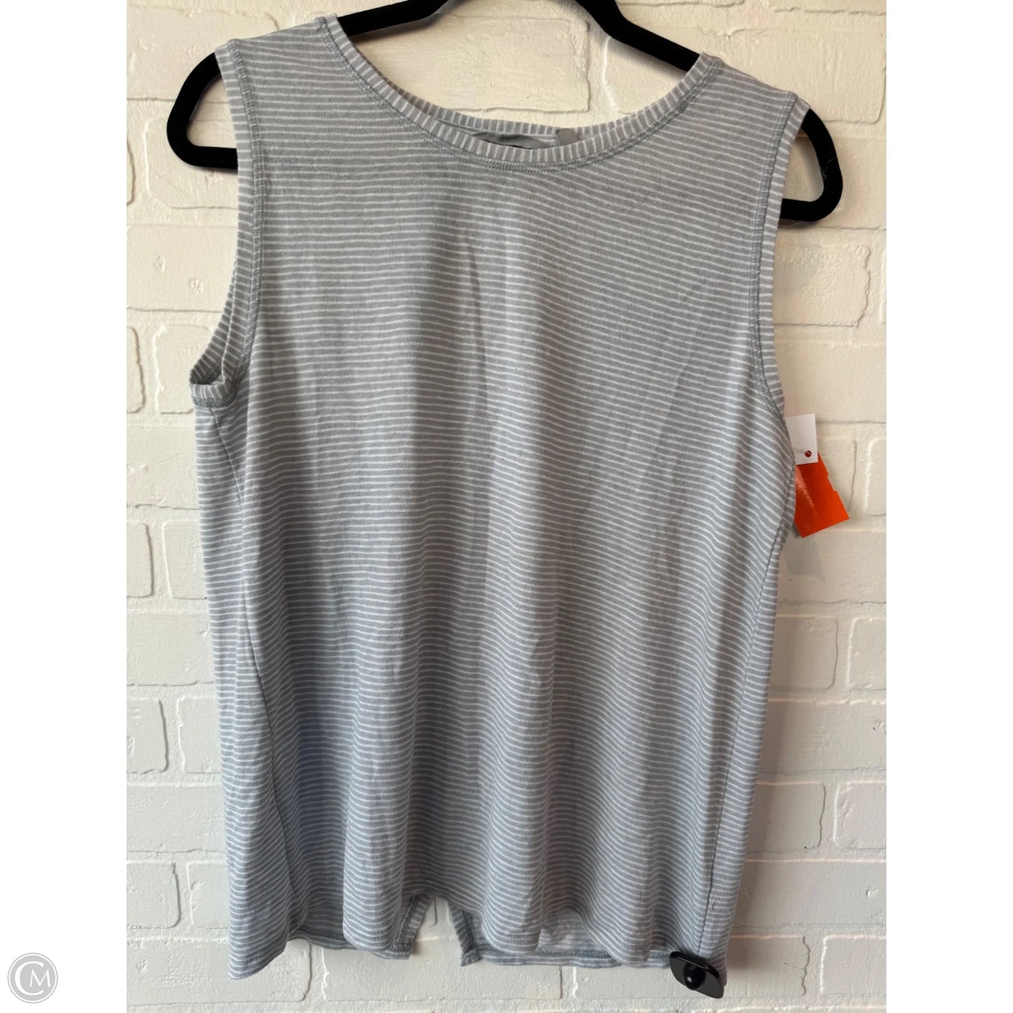 Athletic Tank Top By Athleta In Grey & White, Size: M