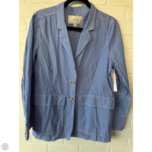 Blazer By J. Crew In Blue & White, Size: L