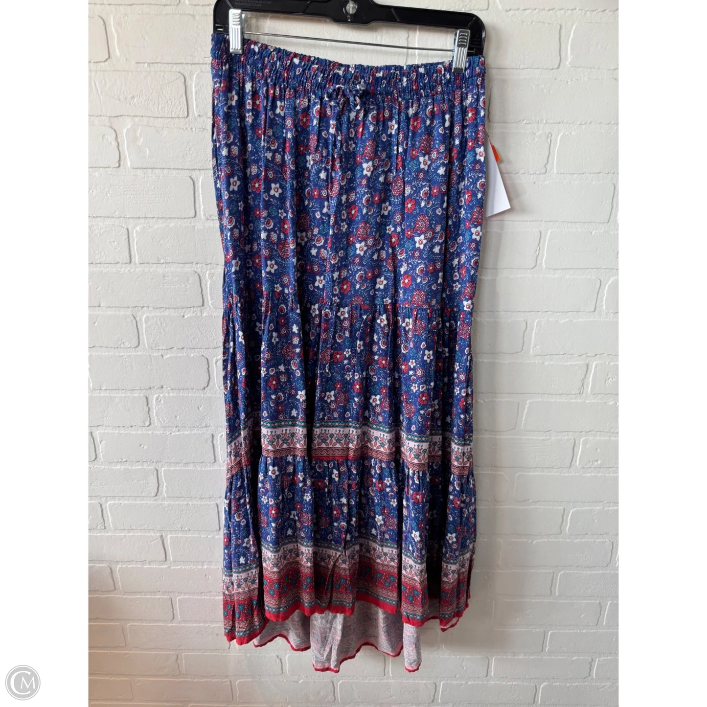 Skirt Maxi By Knox Rose In Blue & Red, Size: 4