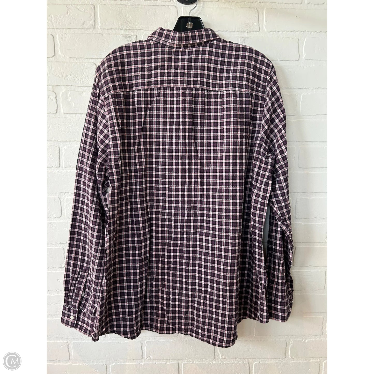 Top Long Sleeve By Eddie Bauer In Purple, Size: 2x