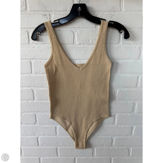 Bodysuit By aura In Tan, Size: Xs