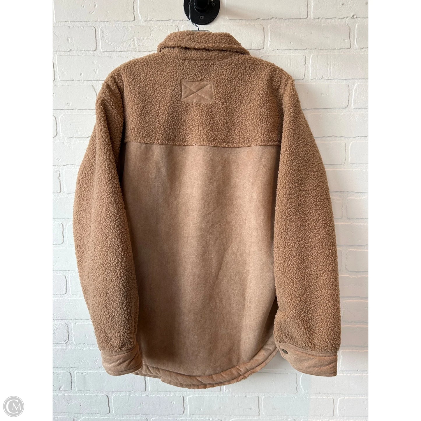 Jacket Shirt By 12th tribe In Tan, Size: S