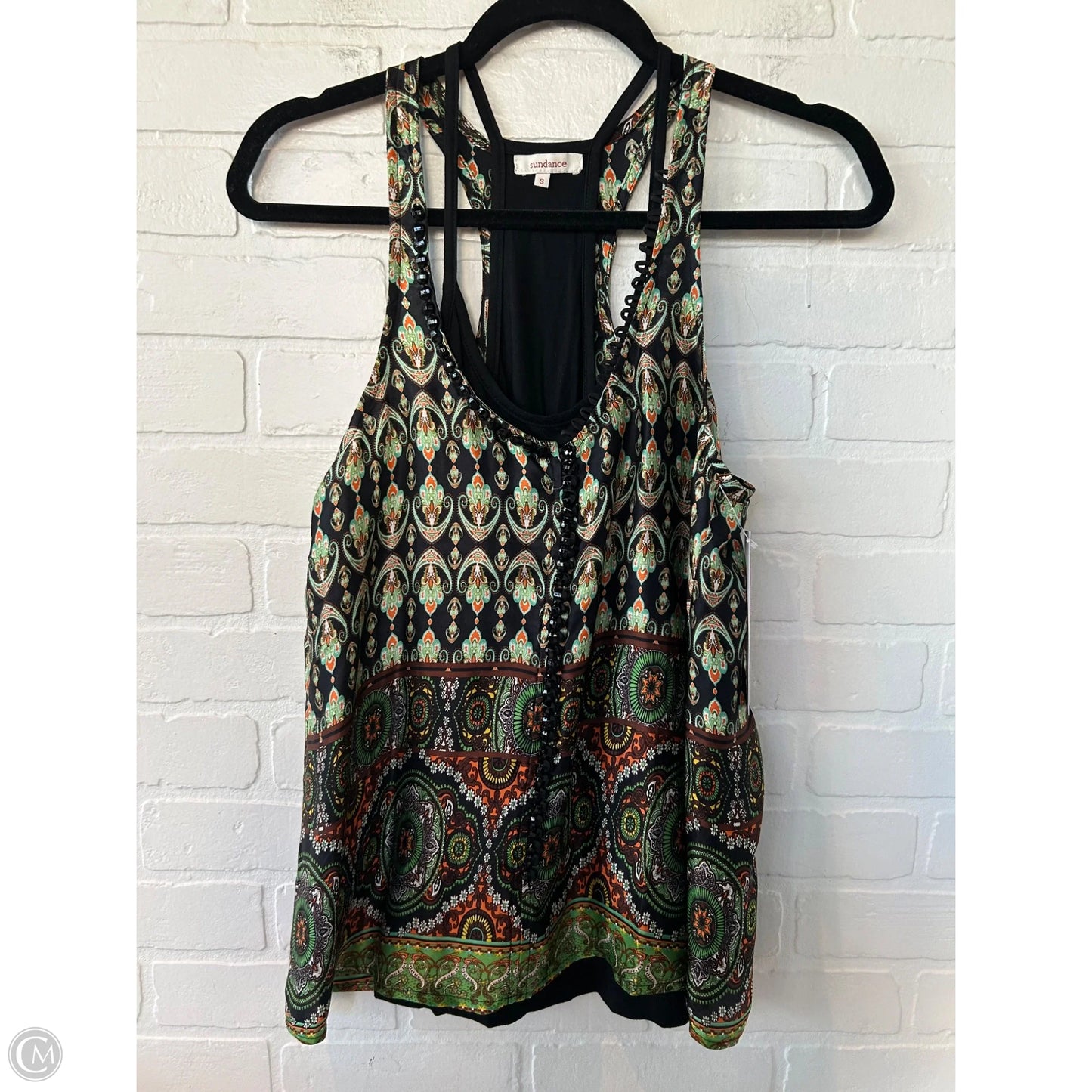 Top 2pc Sleeveless By Sundance In Black & Green, Size: S