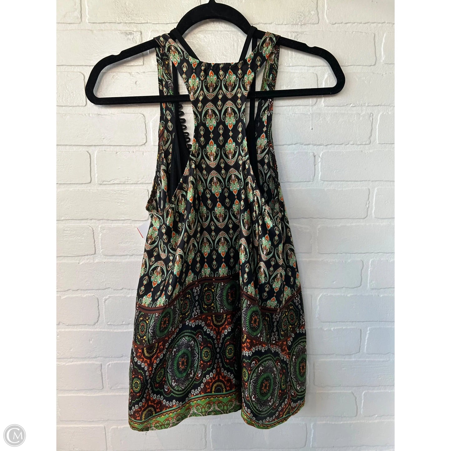 Top 2pc Sleeveless By Sundance In Black & Green, Size: S