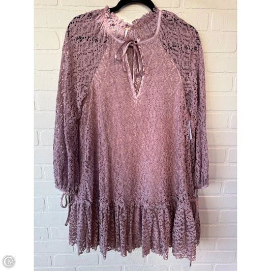 Dress Casual Short By Free People In Purple, Size: Xs