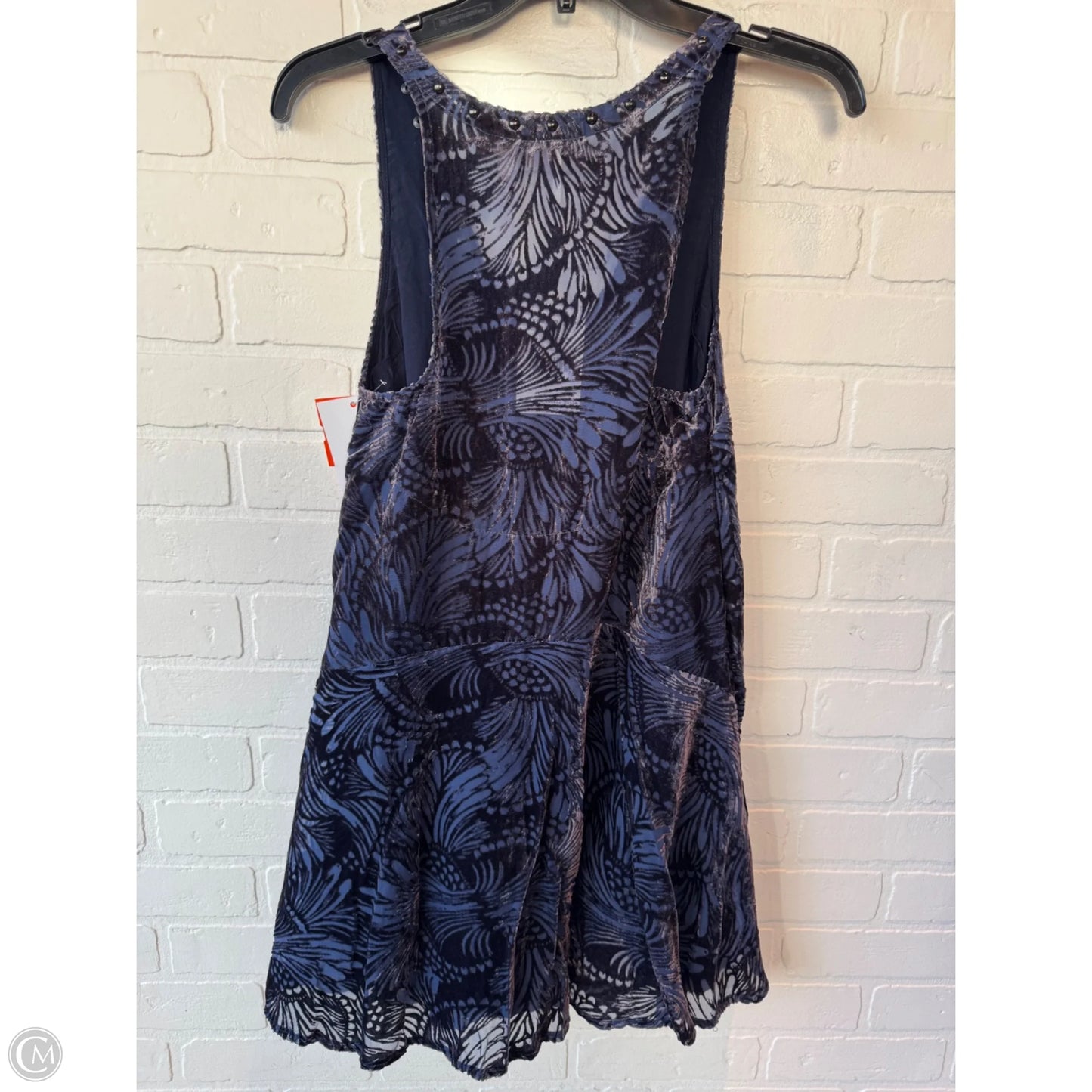 Dress Casual Short By Free People In Blue & Grey, Size: Xs