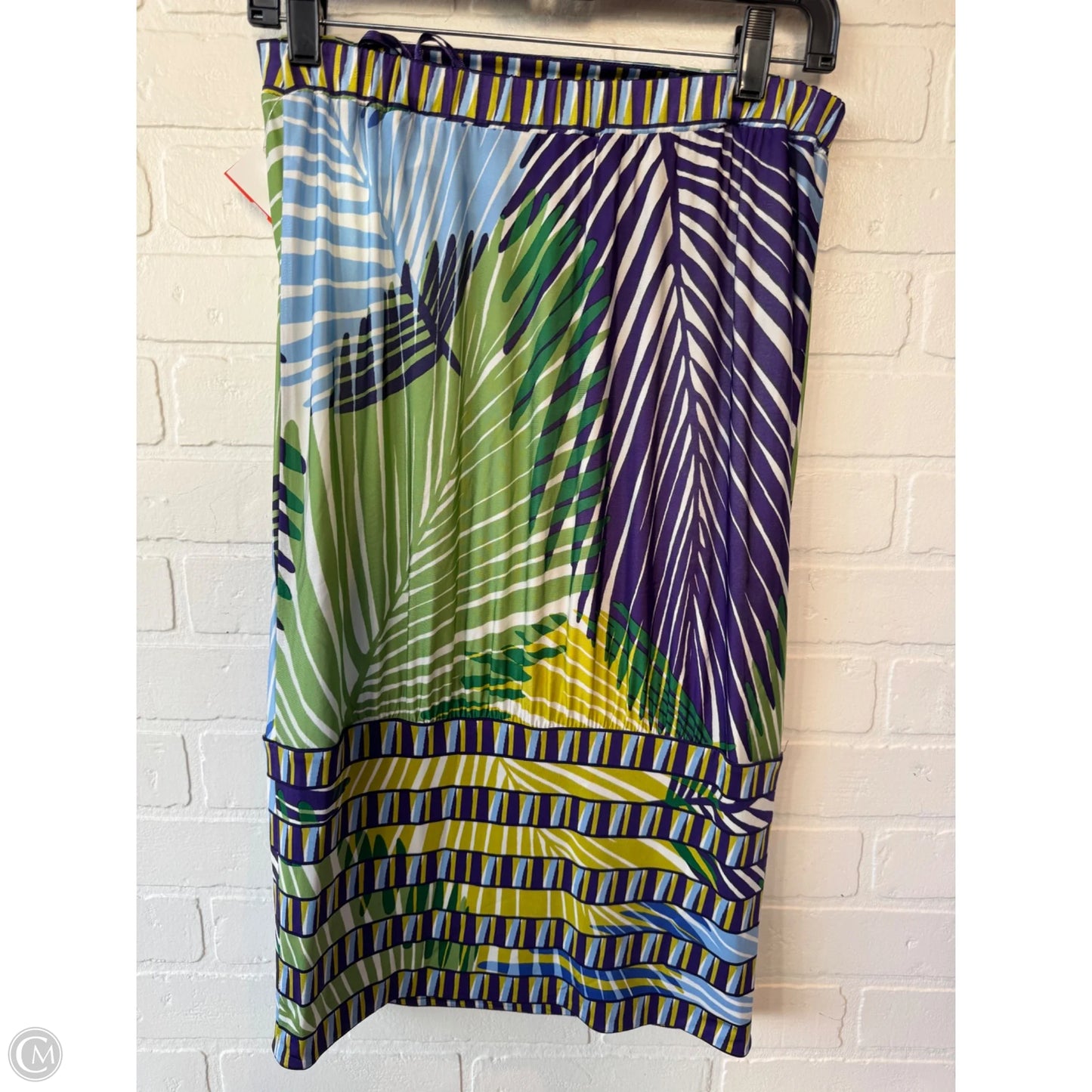 Dress Casual Short By Bebe In Green & Purple, Size: Xs