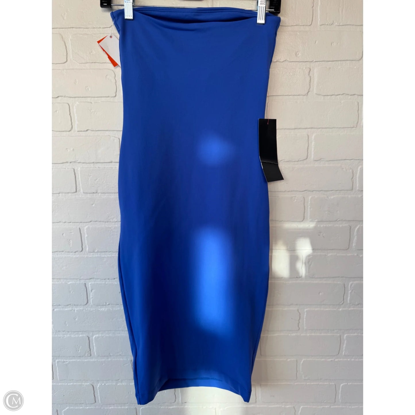 Dress Casual Midi By Bebe In Blue, Size: Xs