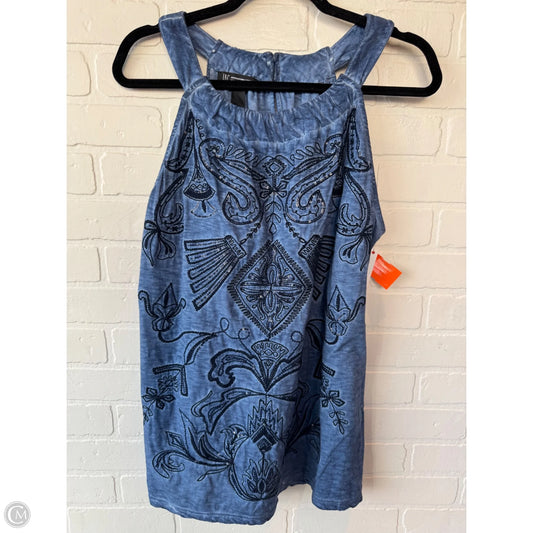 Top Sleeveless By Inc In Blue, Size: 0x