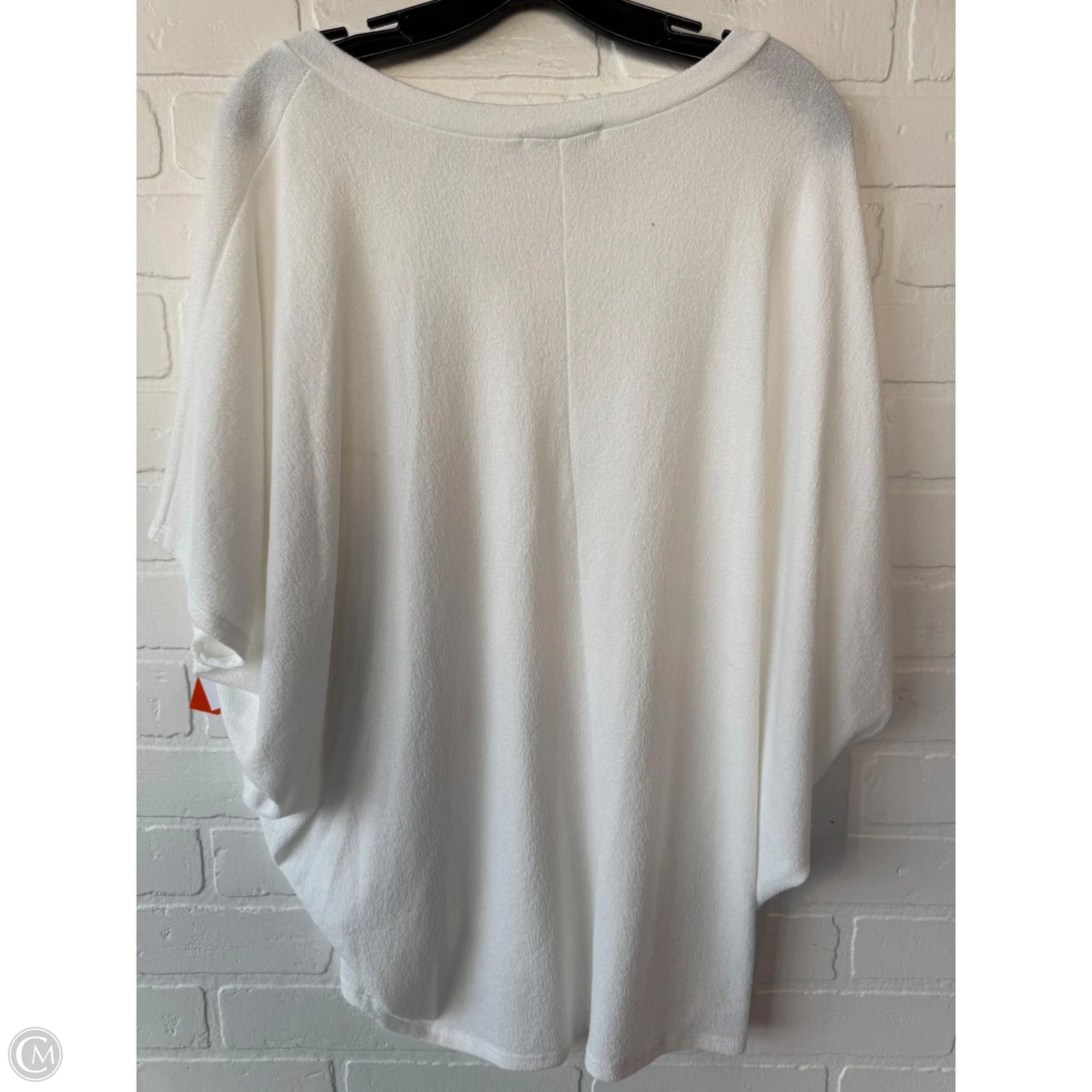 Top Short Sleeve By charlotte avery In White, Size: L