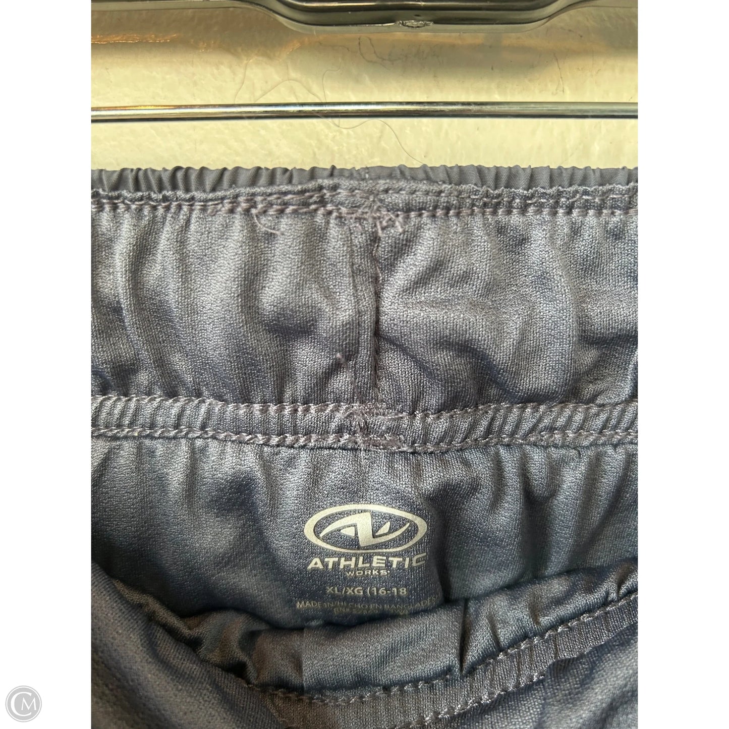 Athletic Shorts By Athletic Works In Grey, Size: 16