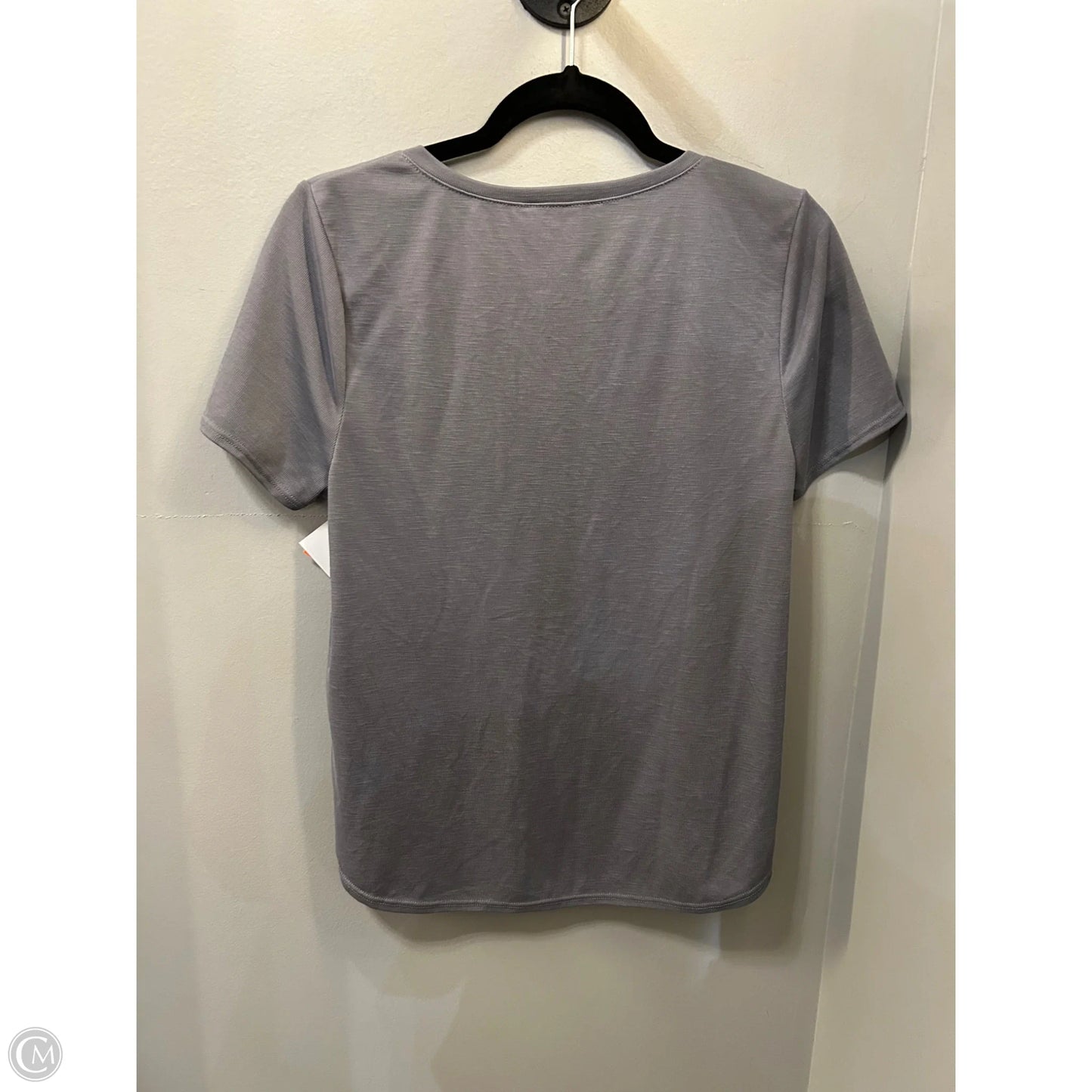 Top Short Sleeve Basic By Green Envelope In Grey, Size: S