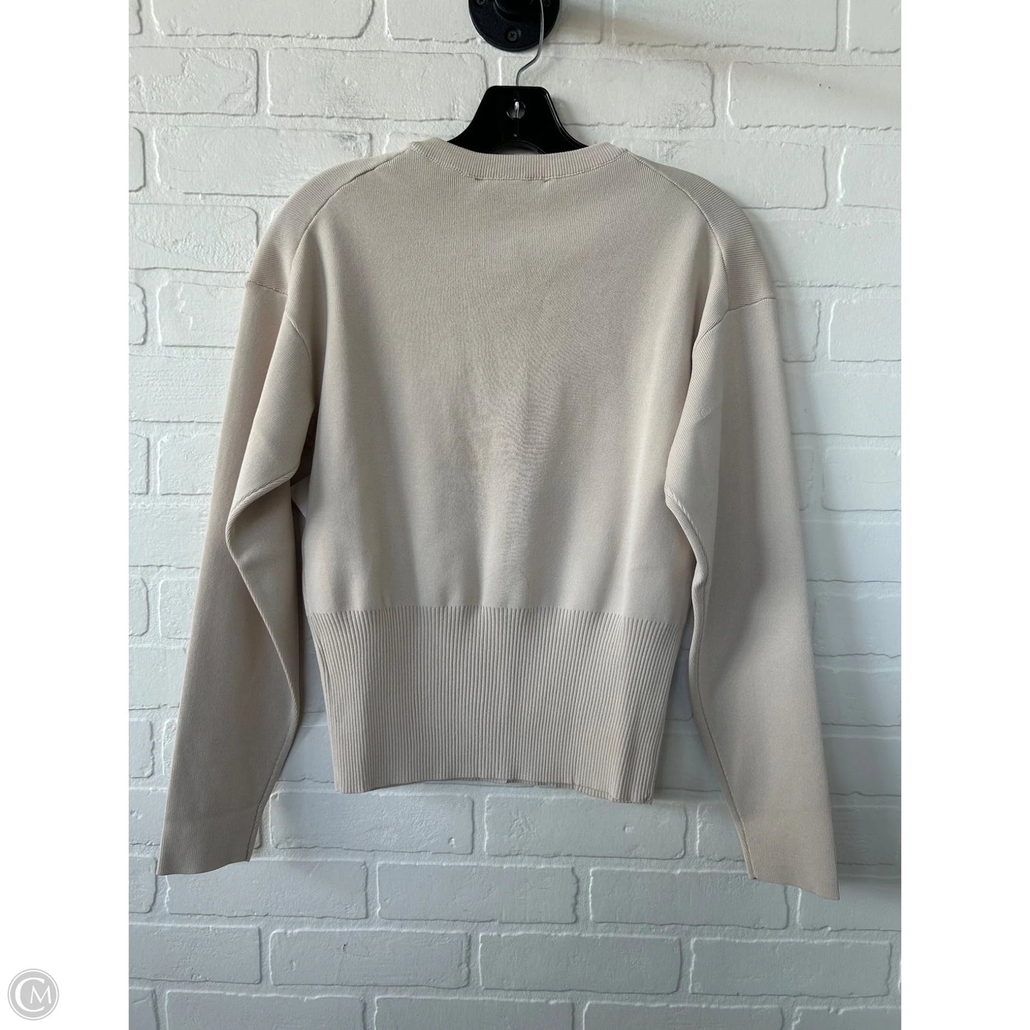 Sweater Cardigan By Zara In Tan, Size: M