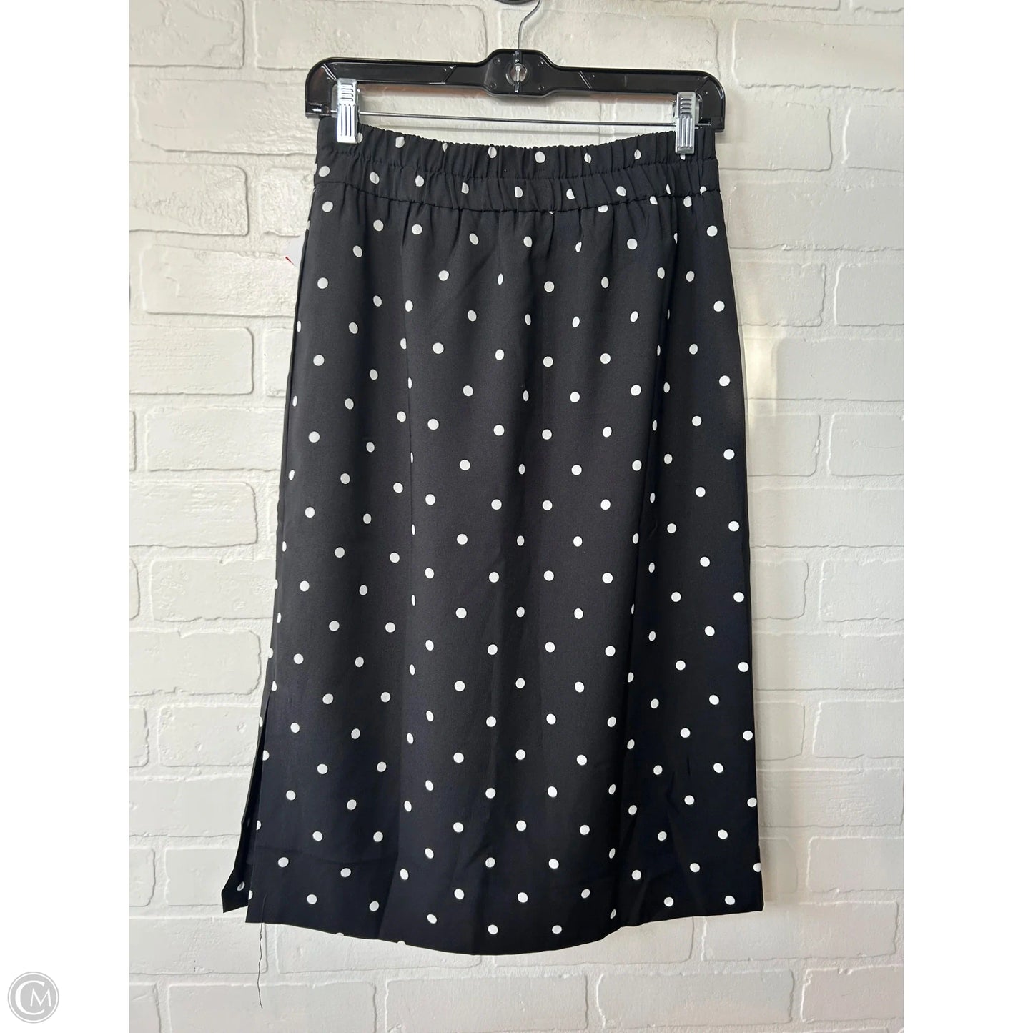 Skirt Midi By J. Crew In Black & White, Size: 2