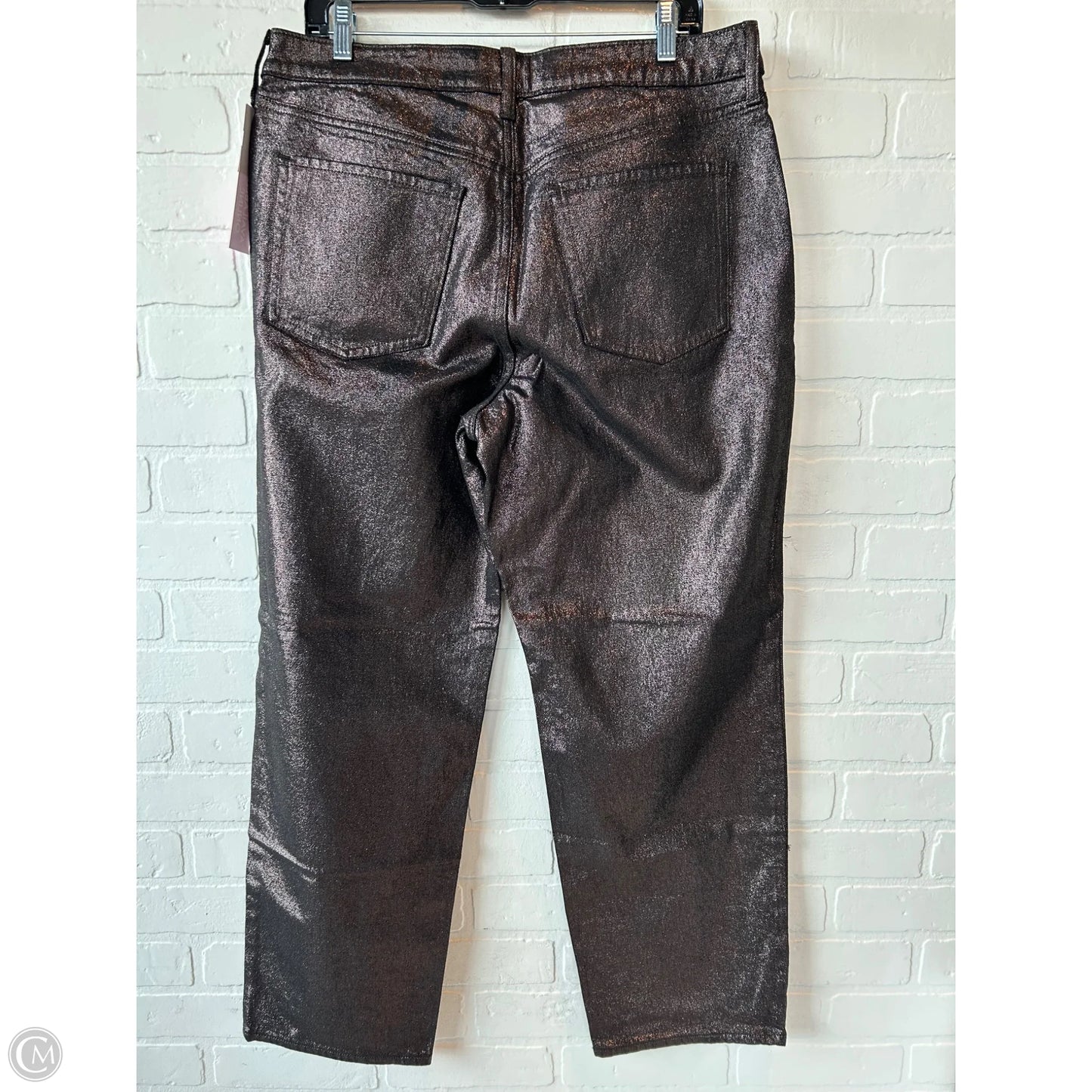 Jeans Straight By Old Navy In Bronze, Size: 14