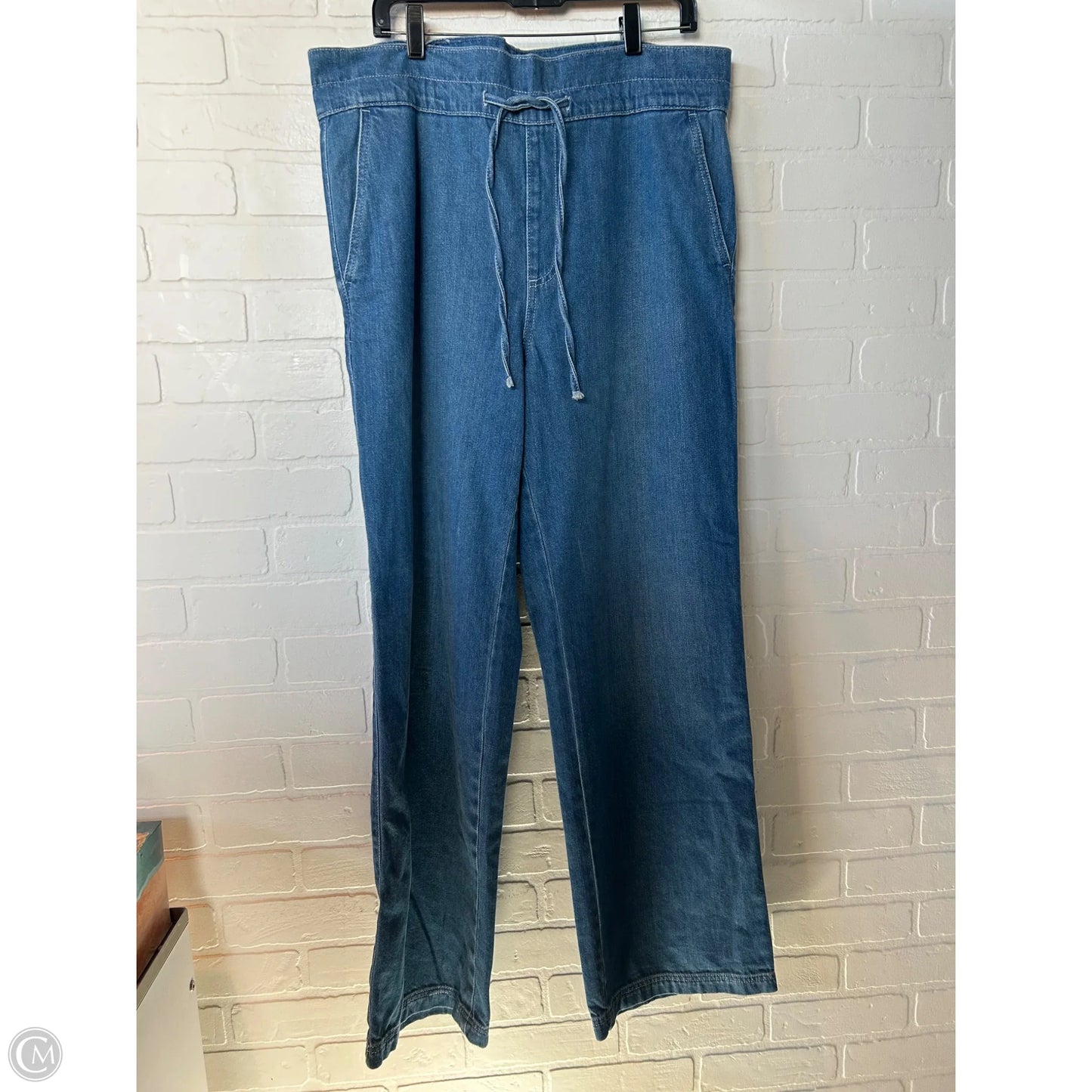 Jeans Wide Leg By Universal Thread In Blue Denim, Size: 8