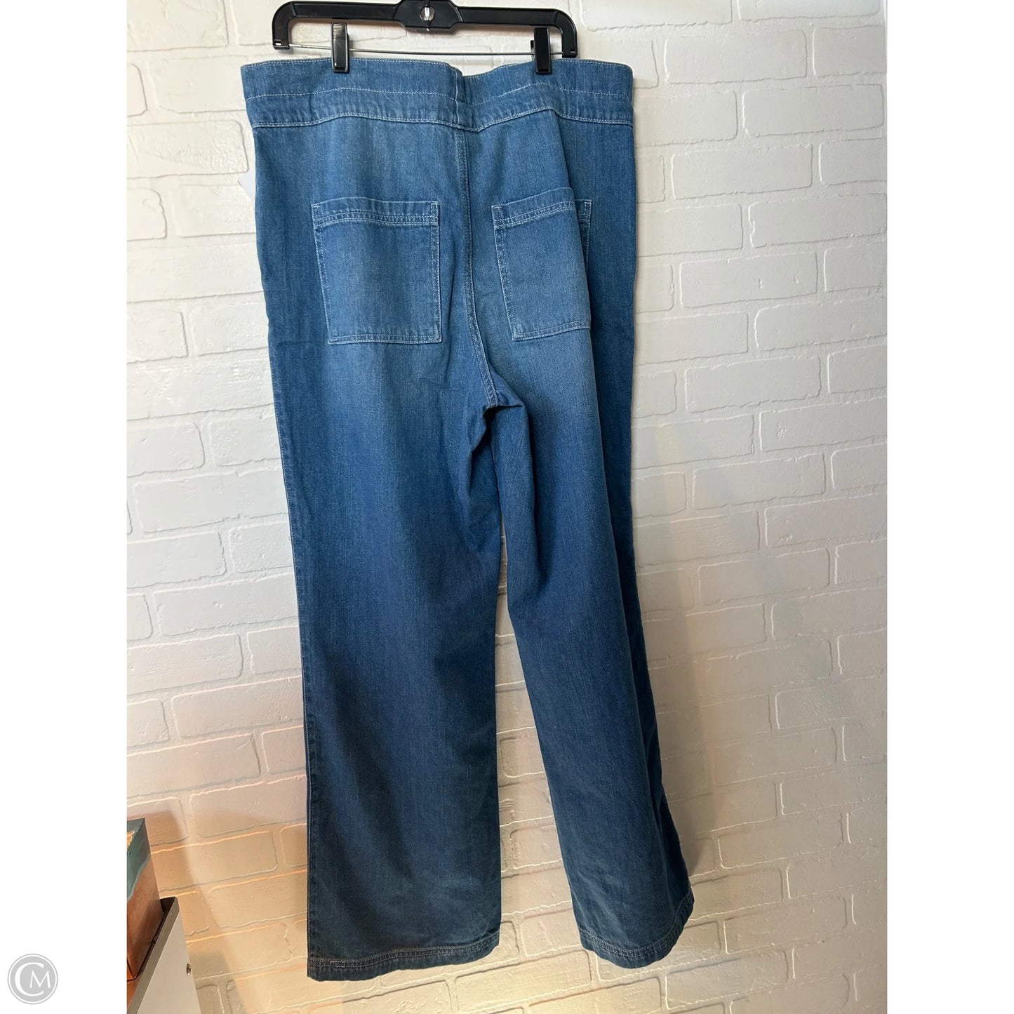 Jeans Wide Leg By Universal Thread In Blue Denim, Size: 8