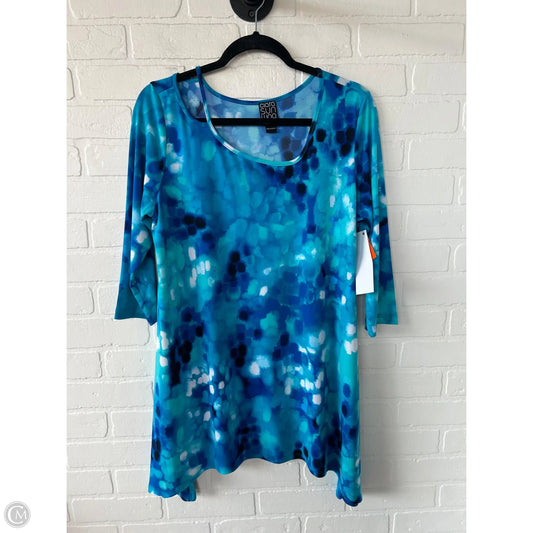 Top Long Sleeve By Clara Sun Woo In Blue, Size: M