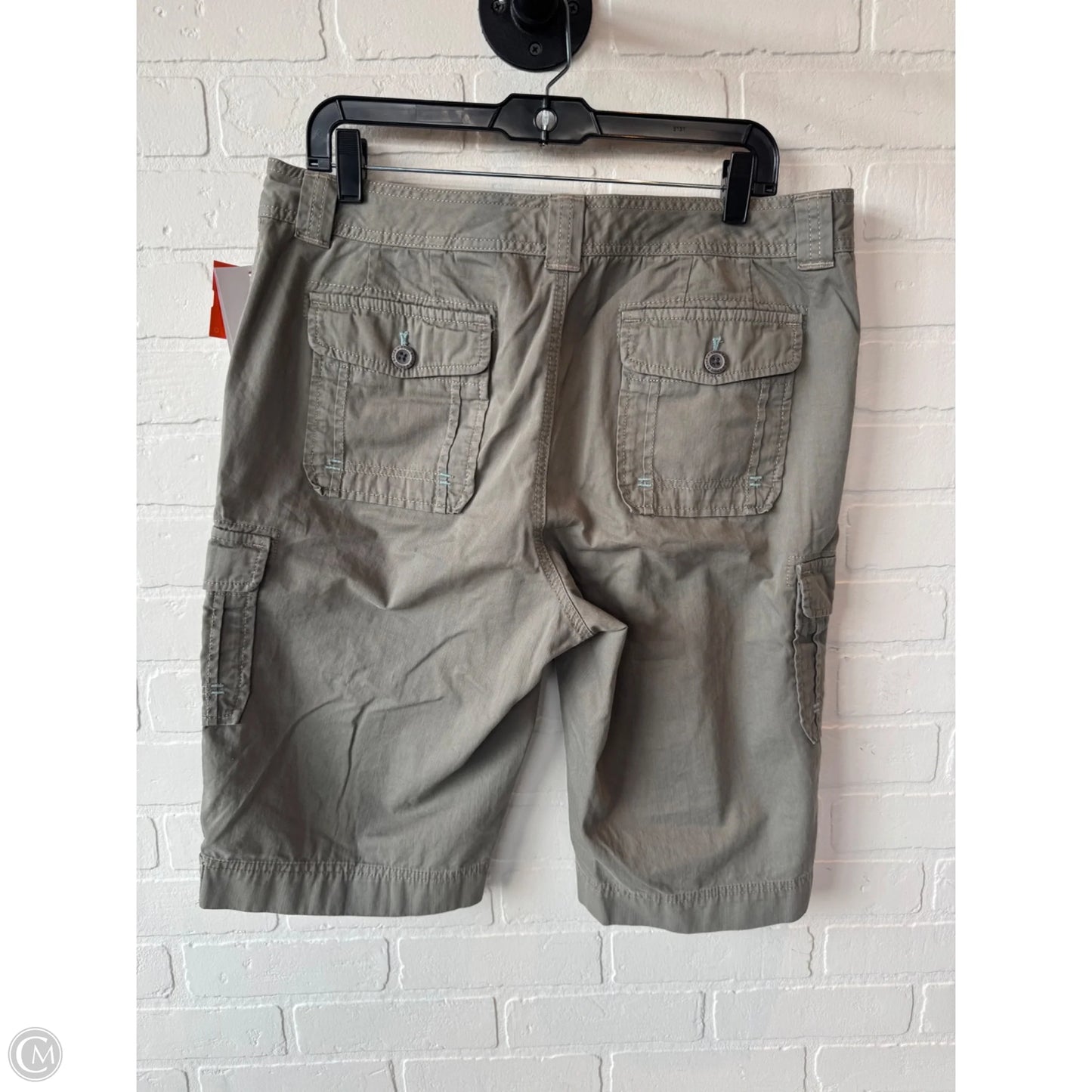Shorts By Eddie Bauer In Green, Size: 14l