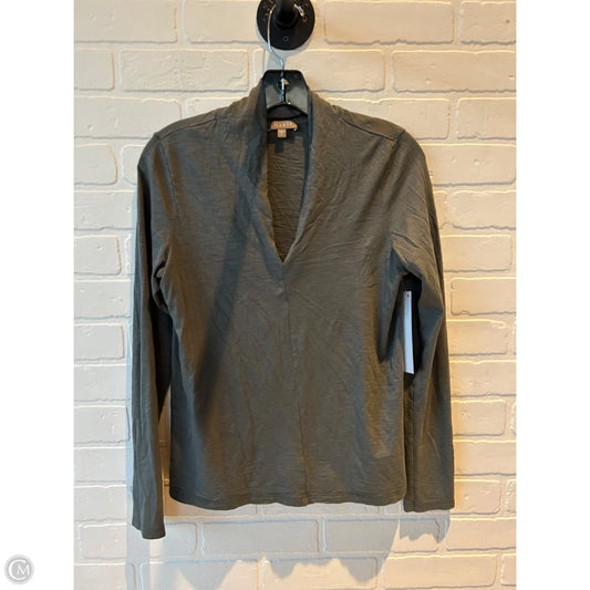 Top Long Sleeve By Lilla P In Grey, Size: S