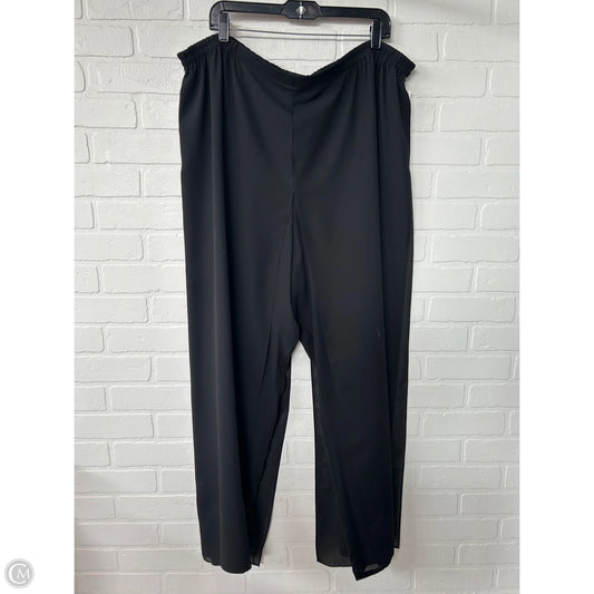 Pants Dress By Alex Evenings In Black, Size: 22