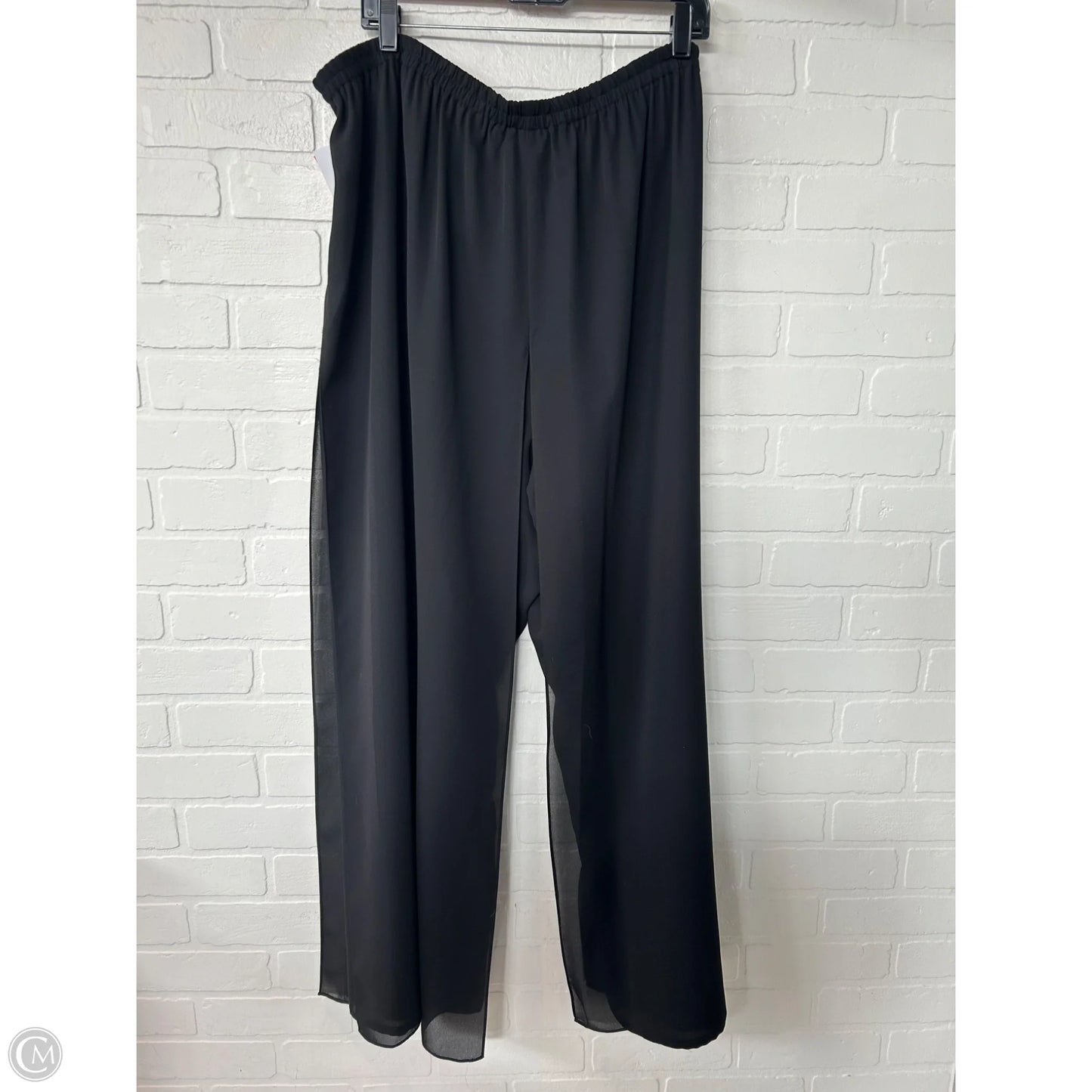 Pants Dress By Alex Evenings In Black, Size: 22