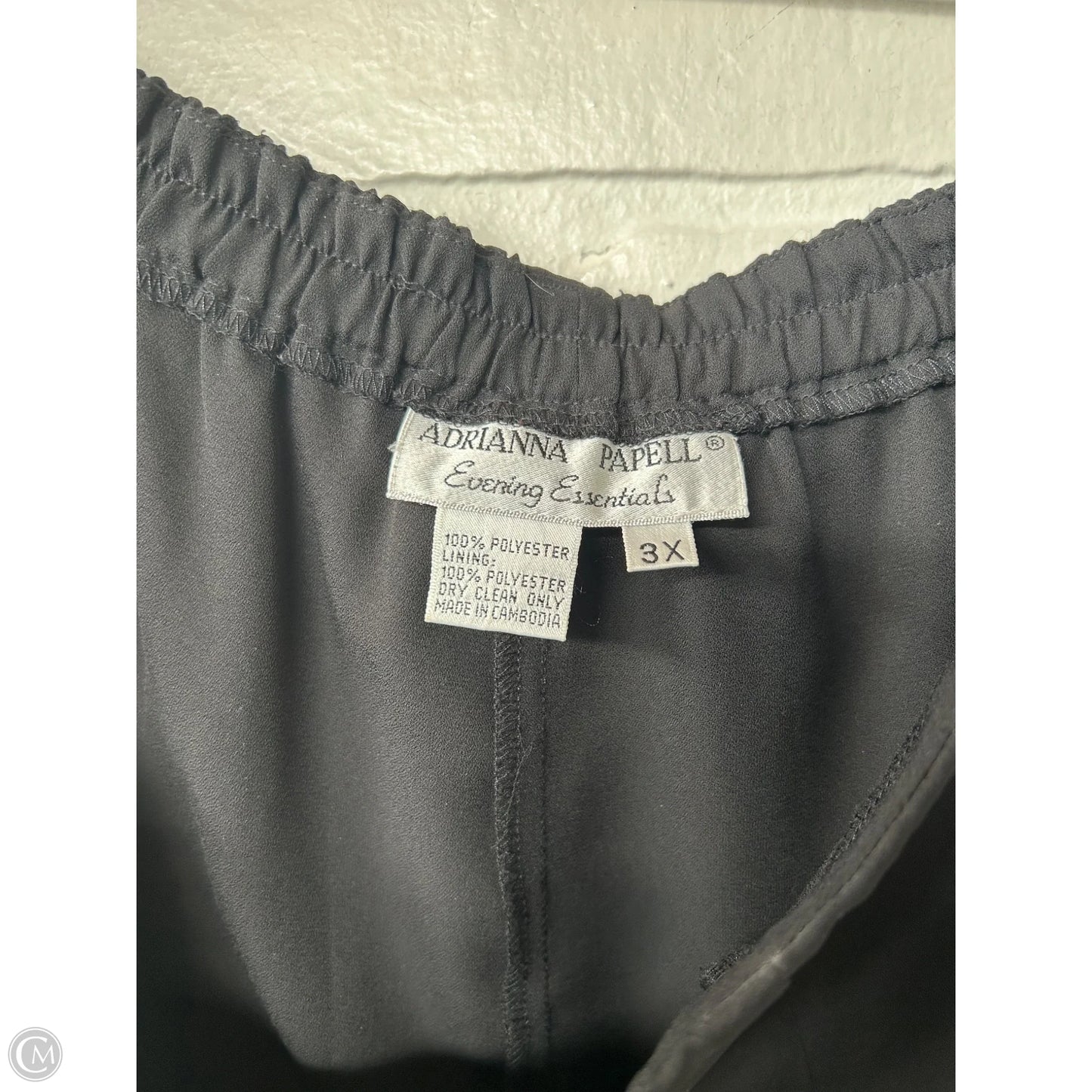 Pants Dress By Alex Evenings In Black, Size: 22
