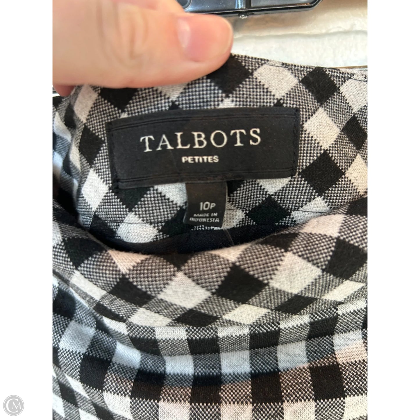 Skirt Mini & Short By Talbots In Black & White, Size: 10p