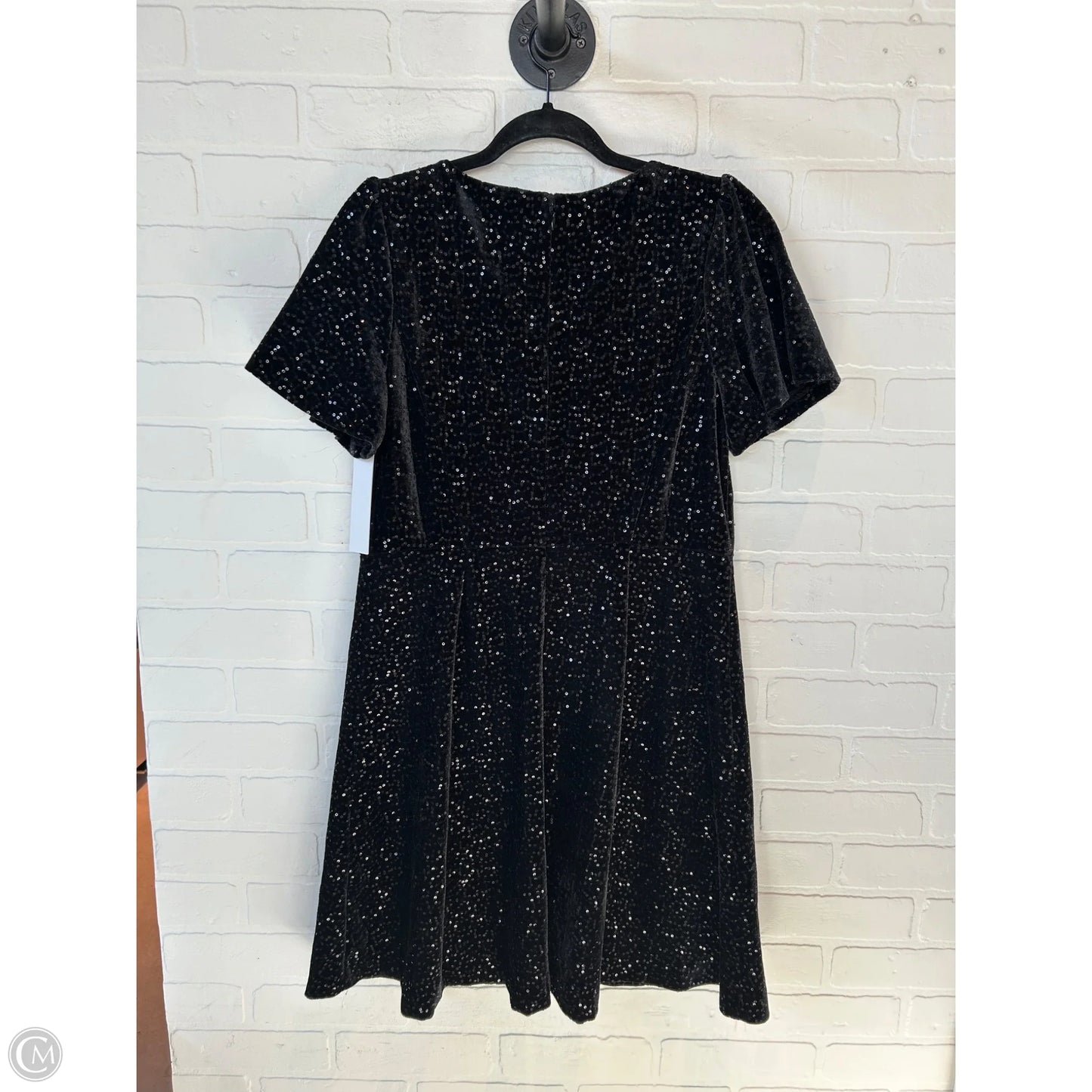 Dress Party Midi By Talbots In Black, Size: Mp