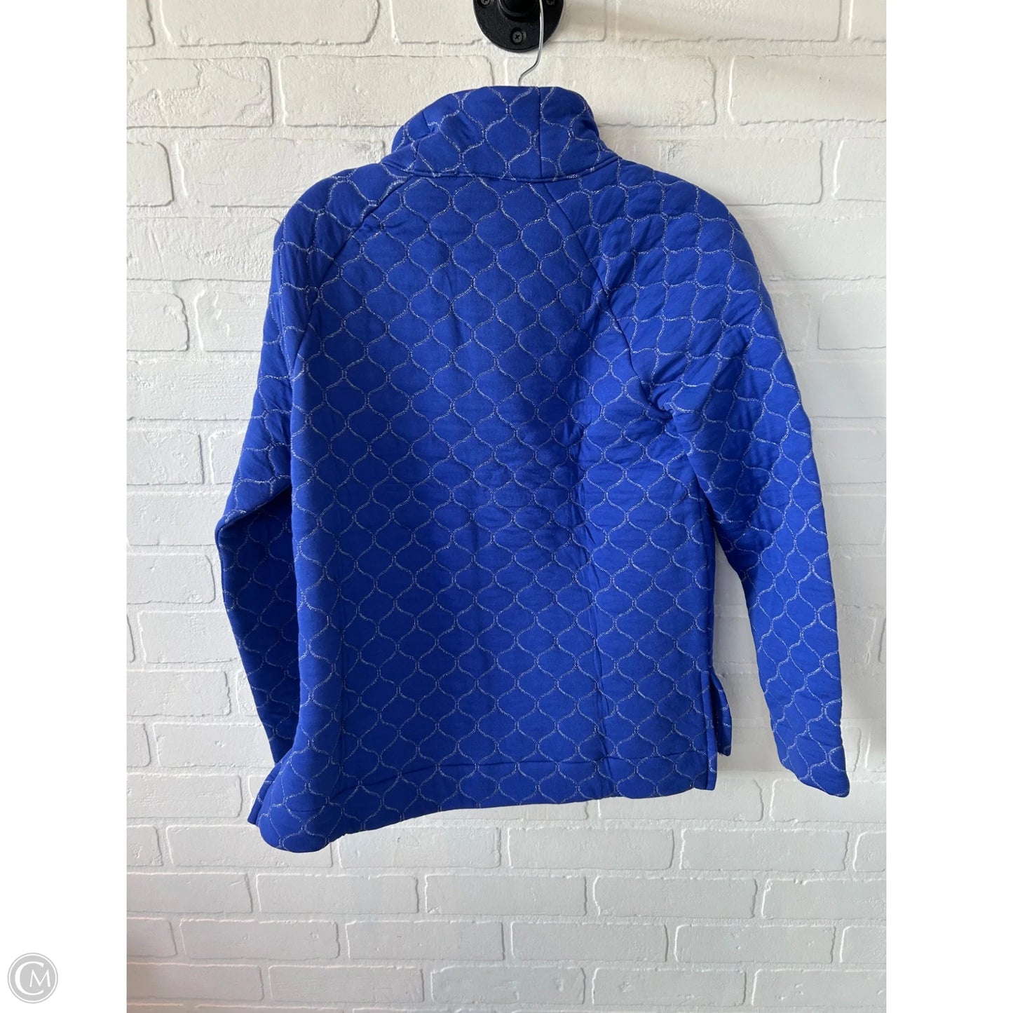 Sweatshirt Collar By Talbots In Blue, Size: Mp