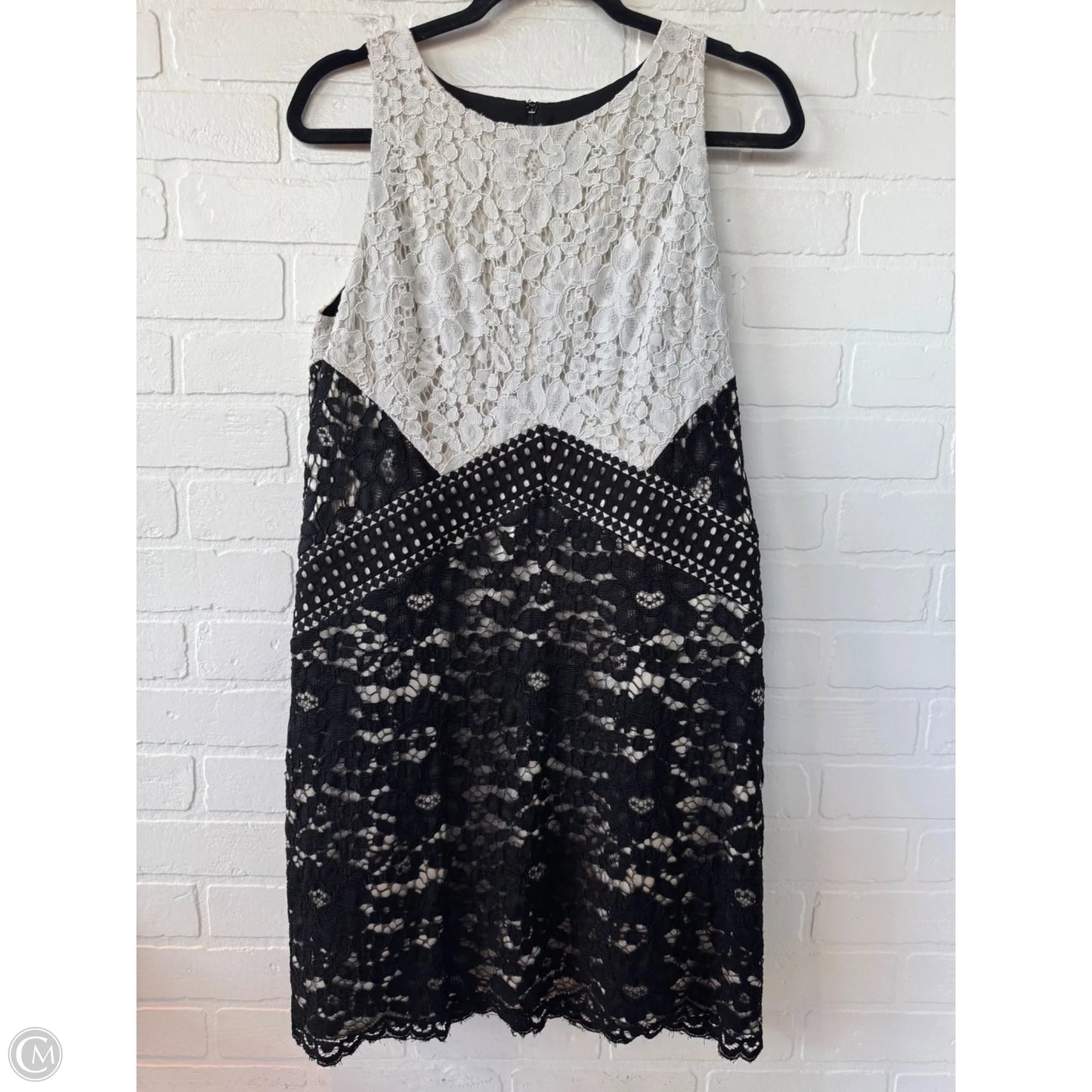 Dress Work By Vince Camuto In Black & White, Size: L
