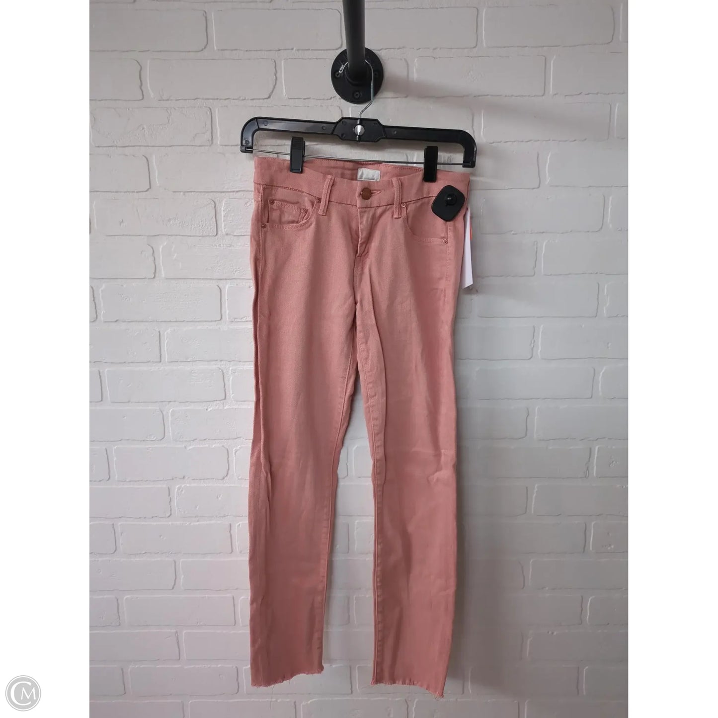 Jeans Skinny By Mother Jeans In Pink Denim, Size: 2