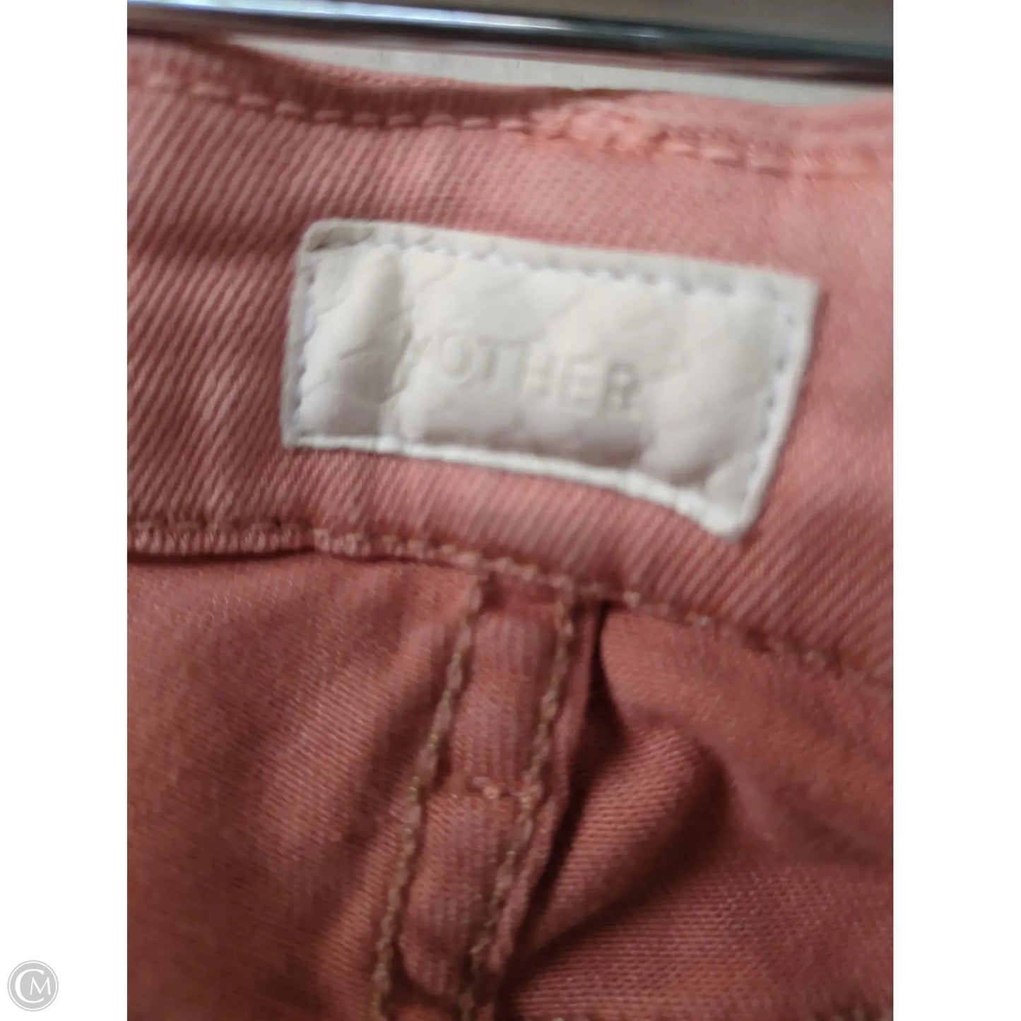 Jeans Skinny By Mother Jeans In Pink Denim, Size: 2