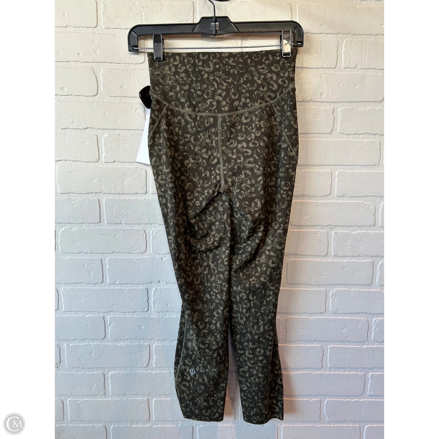 Athletic Leggings By Lululemon In Green, Size: 4