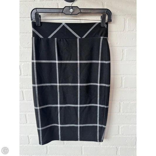 Skirt Midi By Joe B In Black & White, Size: 4