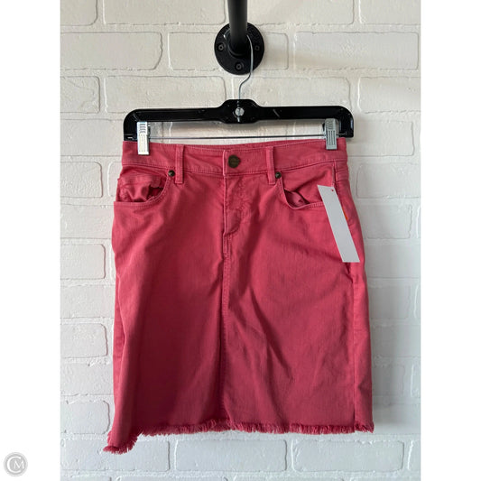 Skirt Midi By Loft In Pink, Size: 0