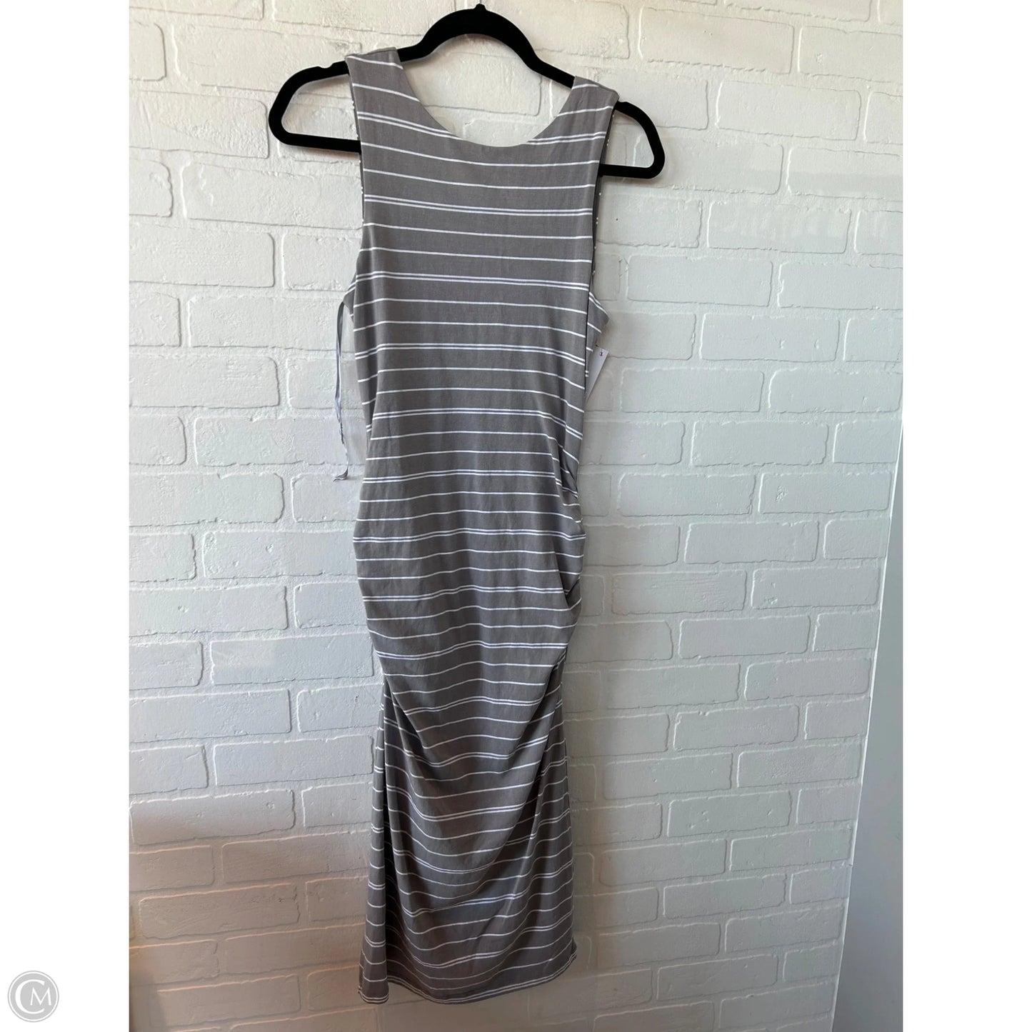 Athletic Dress By Athleta In Grey & White, Size: S