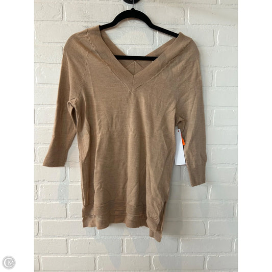 Sweater By Moth In Tan, Size: Xs