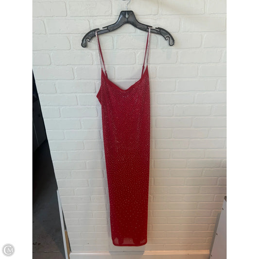 Dress Party Midi By Iris In Red, Size: M