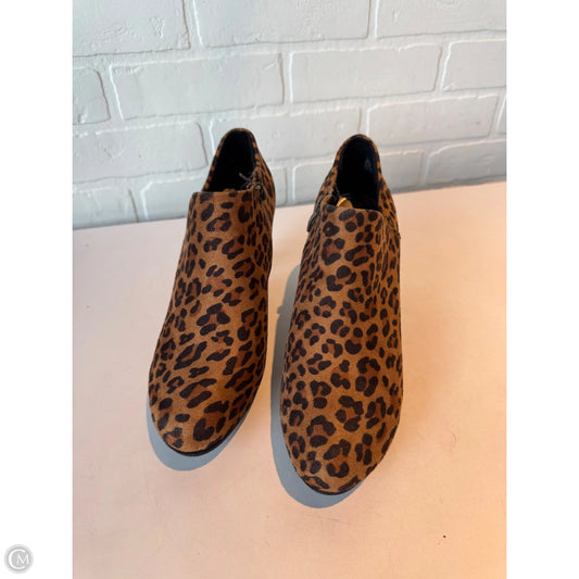 Shoes Heels Block By Xappeal In Animal Print, Size: 9.5