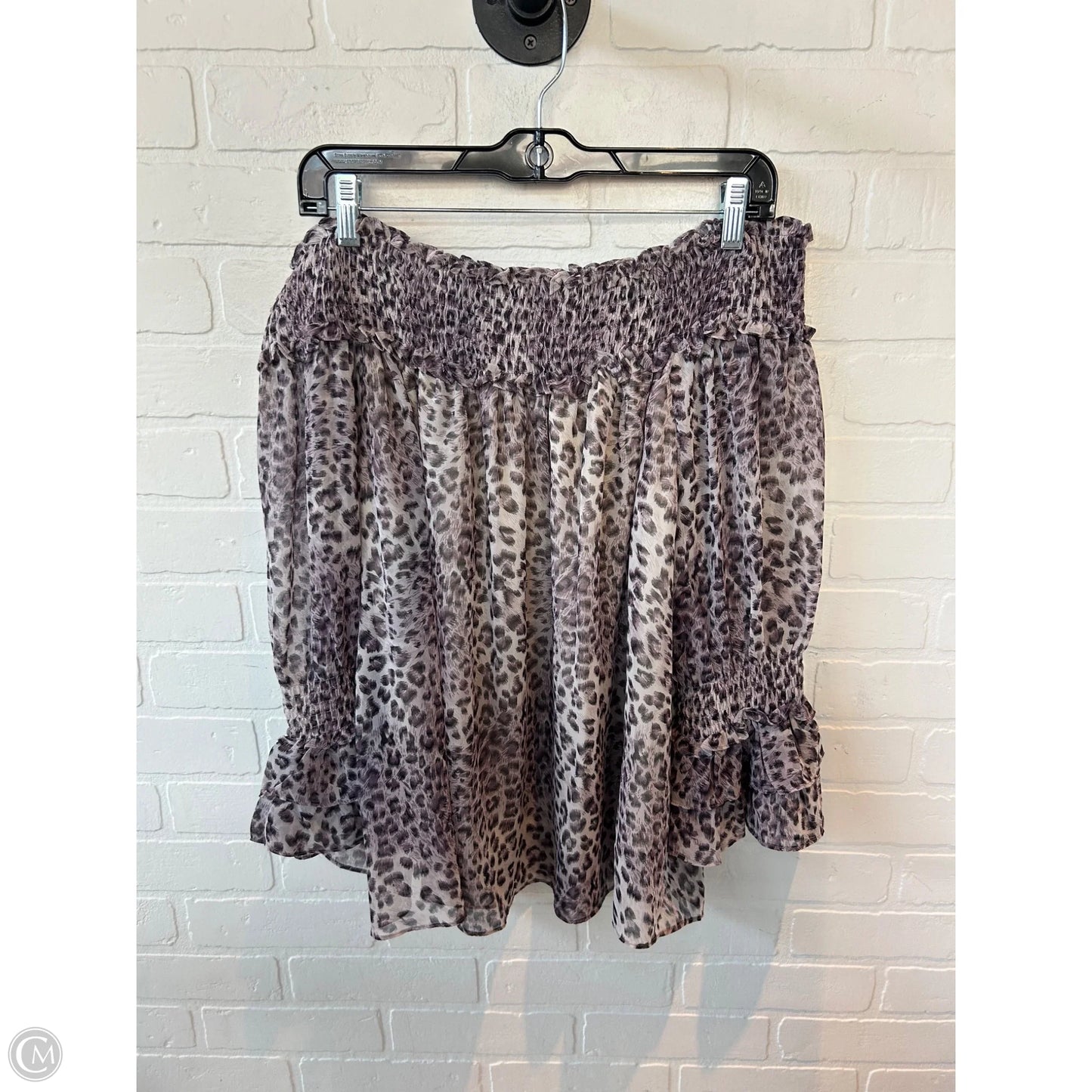 Top Long Sleeve By Entro In Purple, Size: L